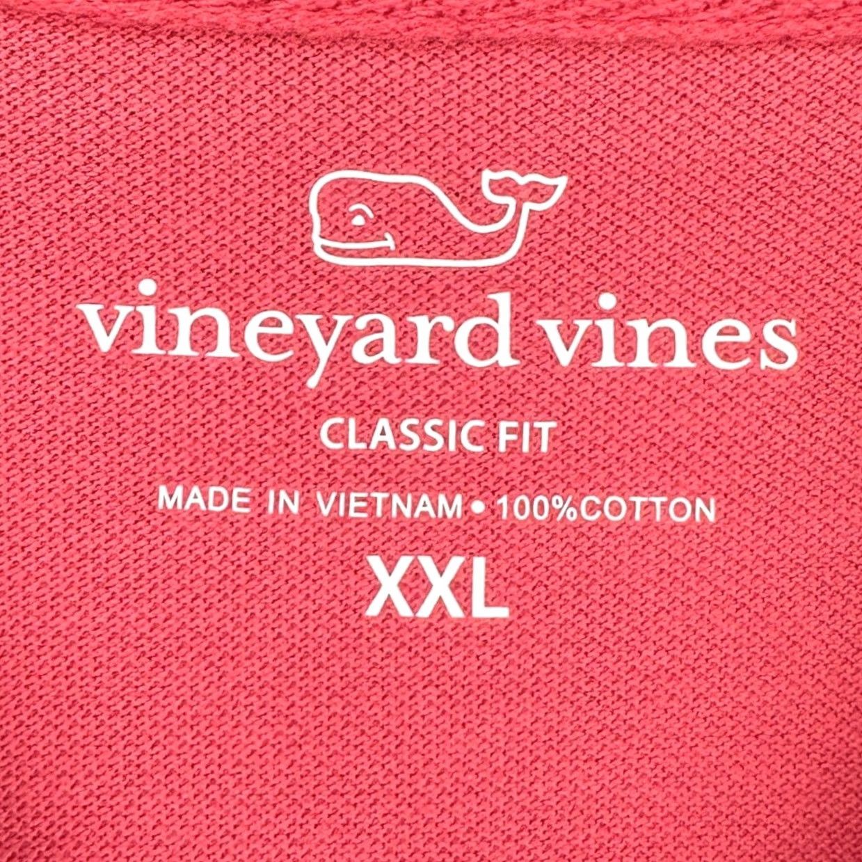 Vineyard Vines VINEYARD VINES Polo Shirt Mens 2XL Pink Classic Fit Logo Rugby 100% Cotton Short Sleeve Shirt Mens Size US XXL / EU 58 / 5 - 4 Thumbnail