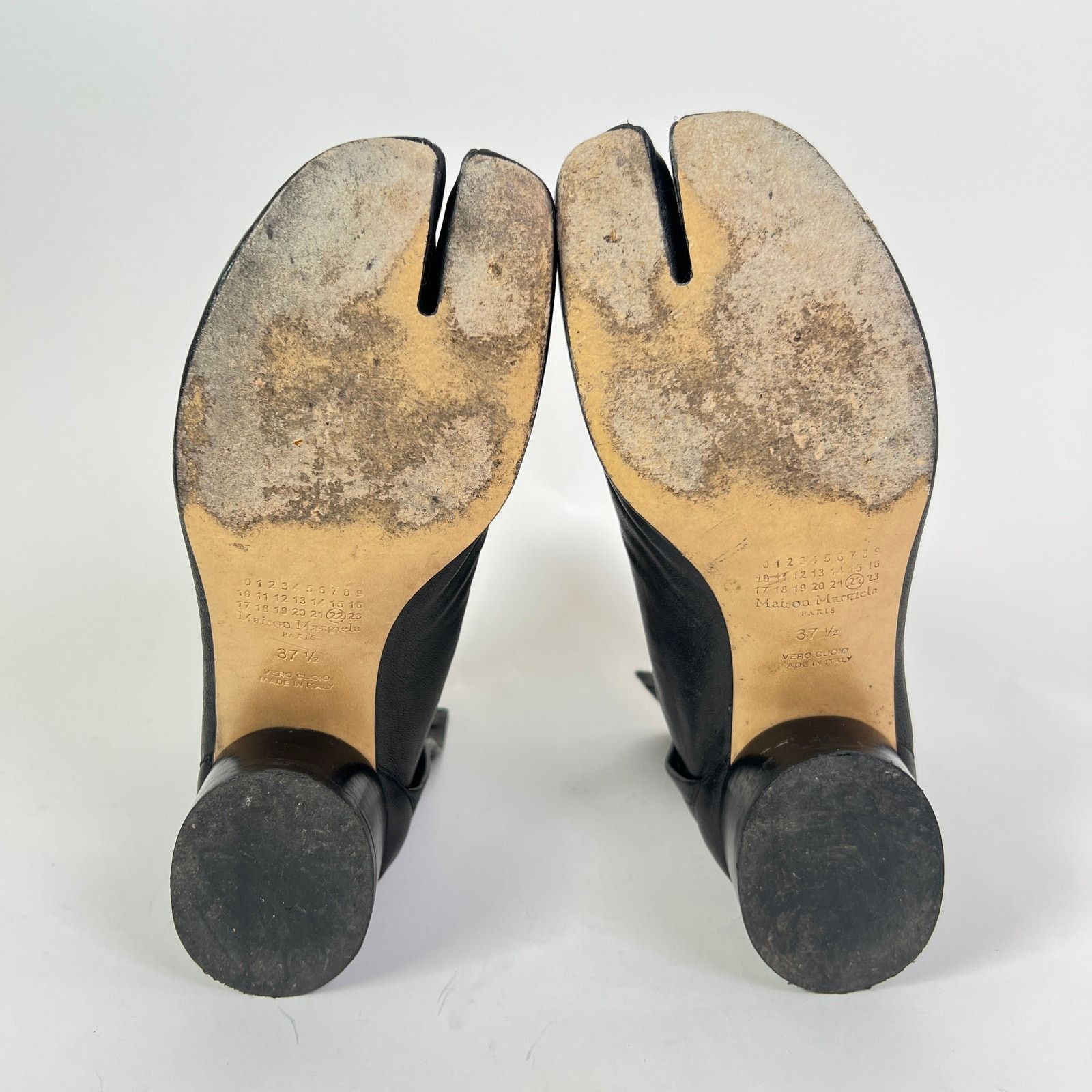 Maison Margiela Maison Margiela Leather Tabi Boots Size US 5.5 / IT 35.5 - 8 Thumbnail