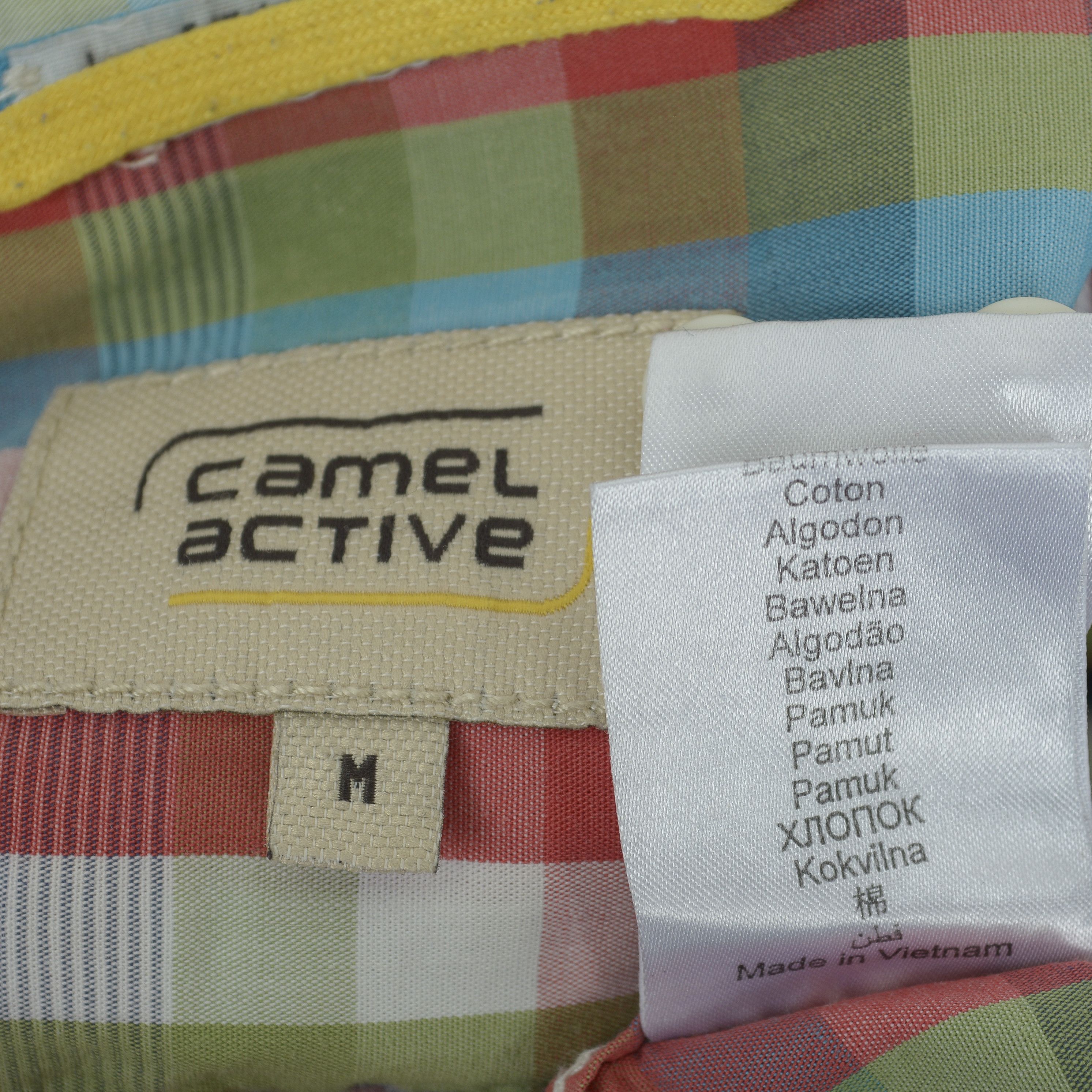 Camel × camel active Men Casual Shirt Long Sleeved Check Multicolour Button Dress Size US M / EU 48-50 / 2 - 7 Thumbnail