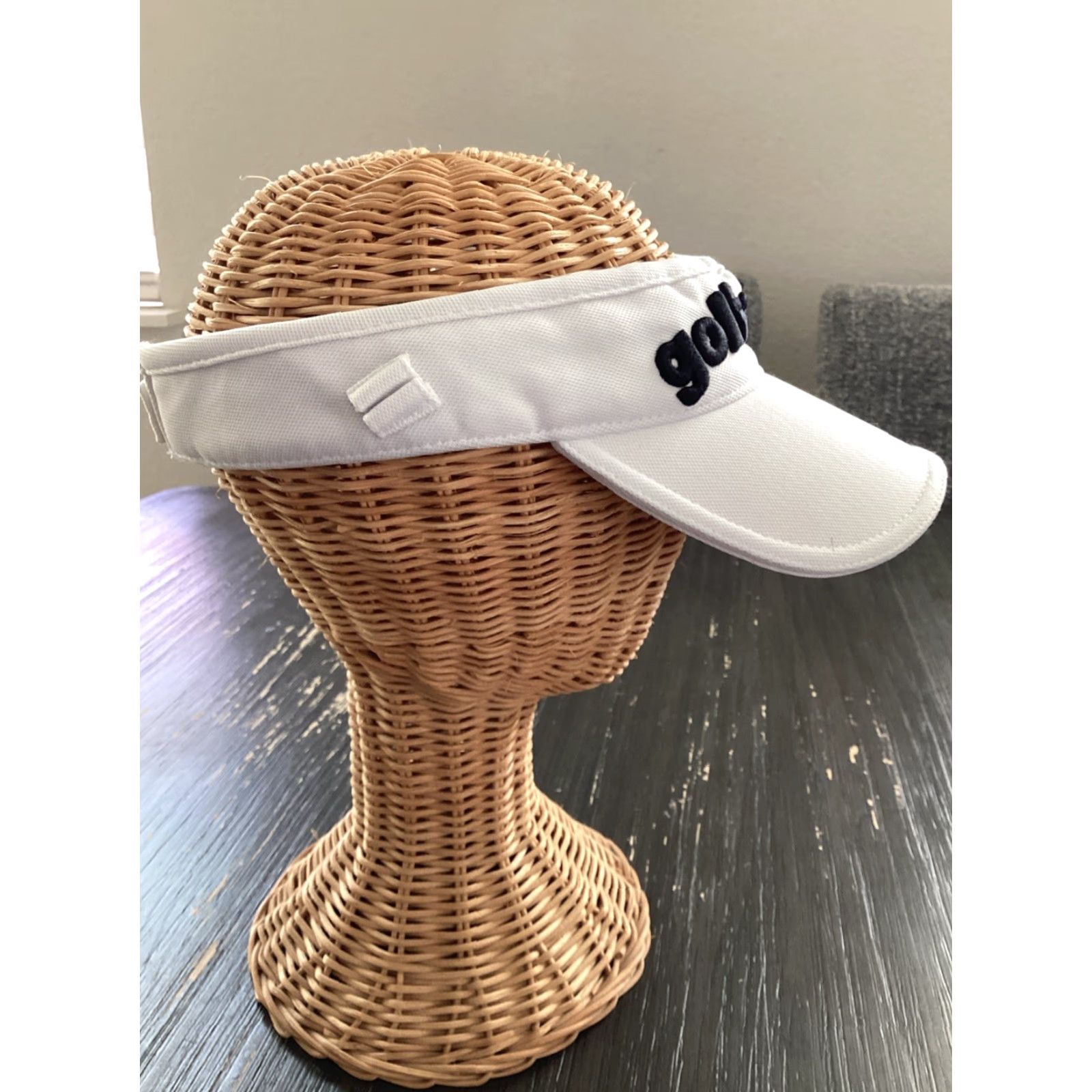 Vintage PEARLY GATES Jack Bunny Golfaholic Visor Size ONE SIZE - 5 Thumbnail