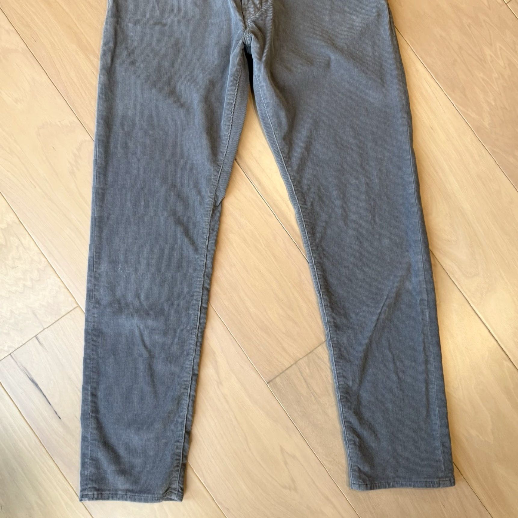 Todd Snyder Todd Snyder Corduroy Pants Slim Fit 33 Gray Men Regular Pants Size US 33 - 4 Thumbnail