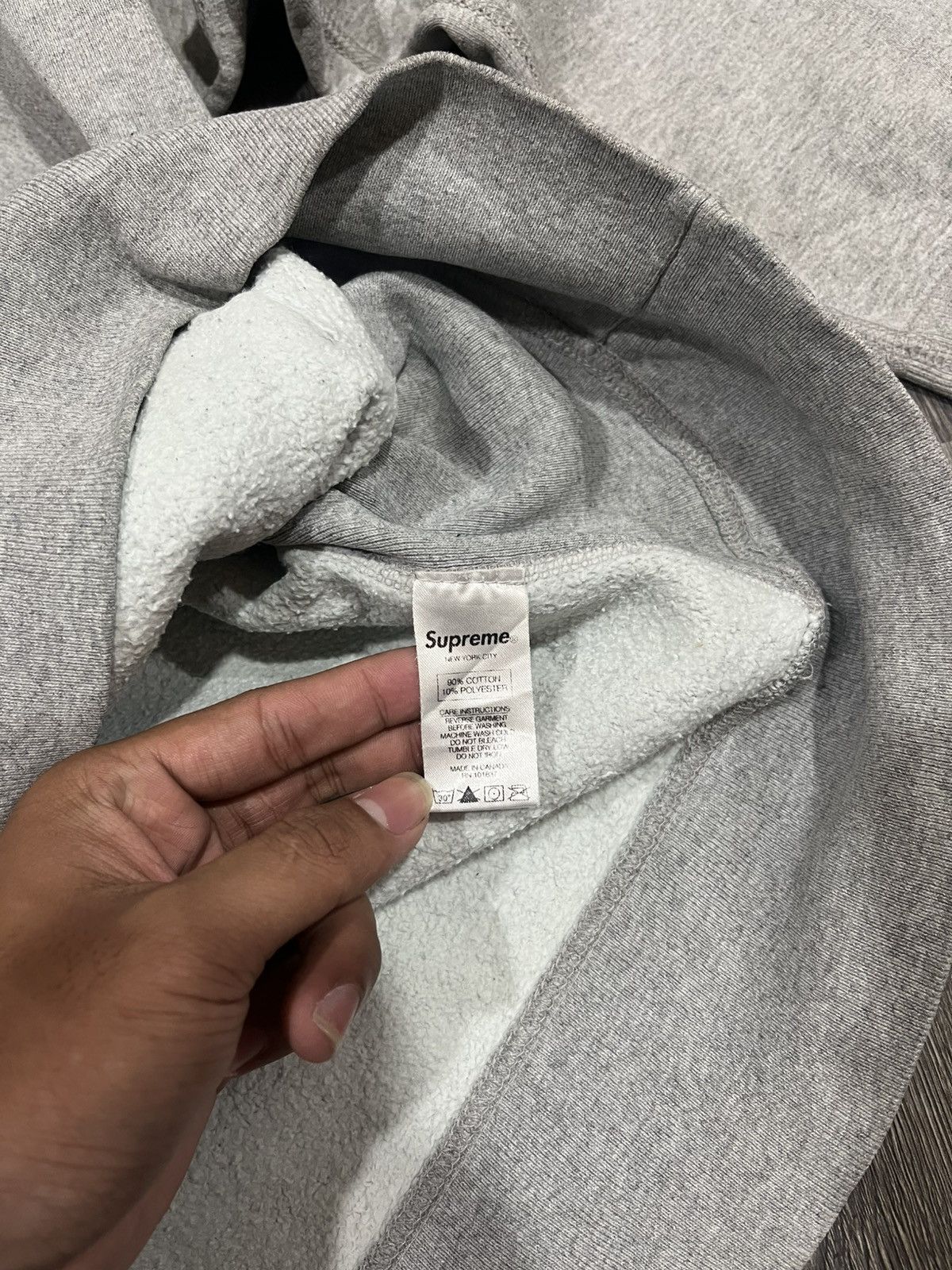 Supreme Supreme Classic Script Hooded Sweatshirt Size US L / EU 52-54 / 3 - 13 Thumbnail
