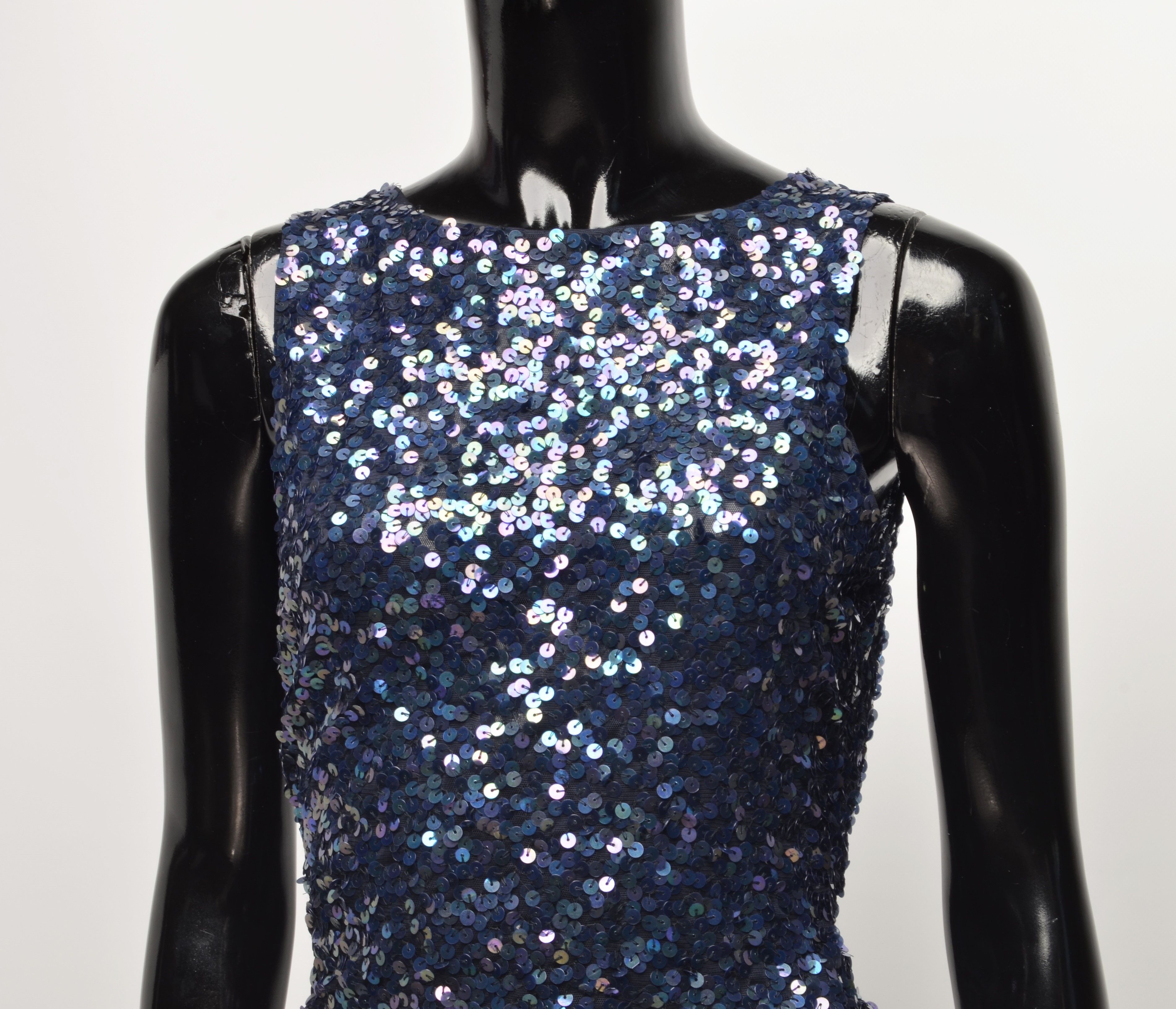 Vintage Vintage Angie 90's Event Collection Sequin Beaded Top Size S / US 4 / IT 40 - 2 Thumbnail