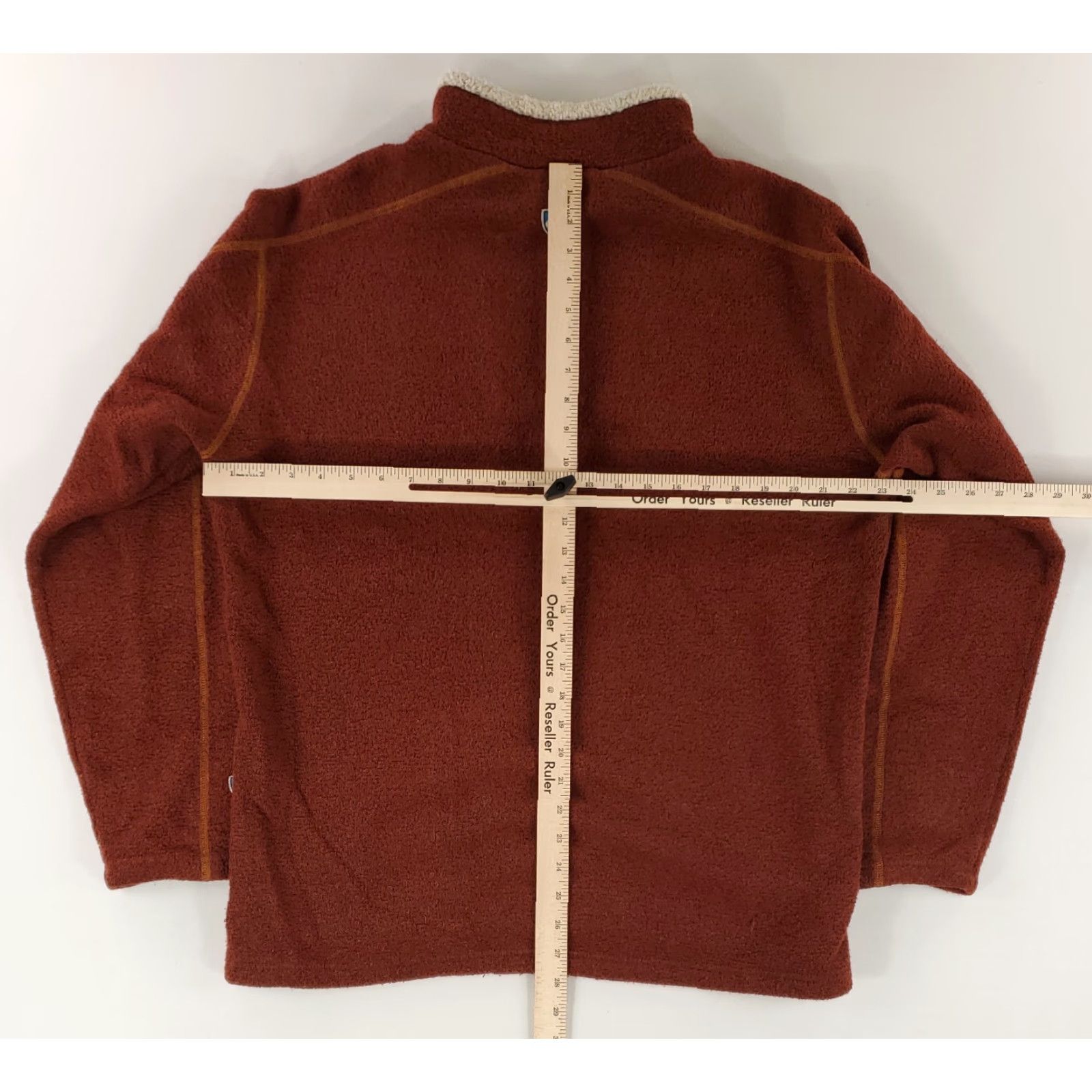 Rusty Kuhl Alfpaca Fleece 1/4 Zip Pullover Rust Red Mens XL Sweatshirt Pullover Red XL Mens Kuhl Alfpaca Fleece 1/4 Zip Pullover Rust Red Size US XL / EU 56 / 4 - 7 Thumbnail
