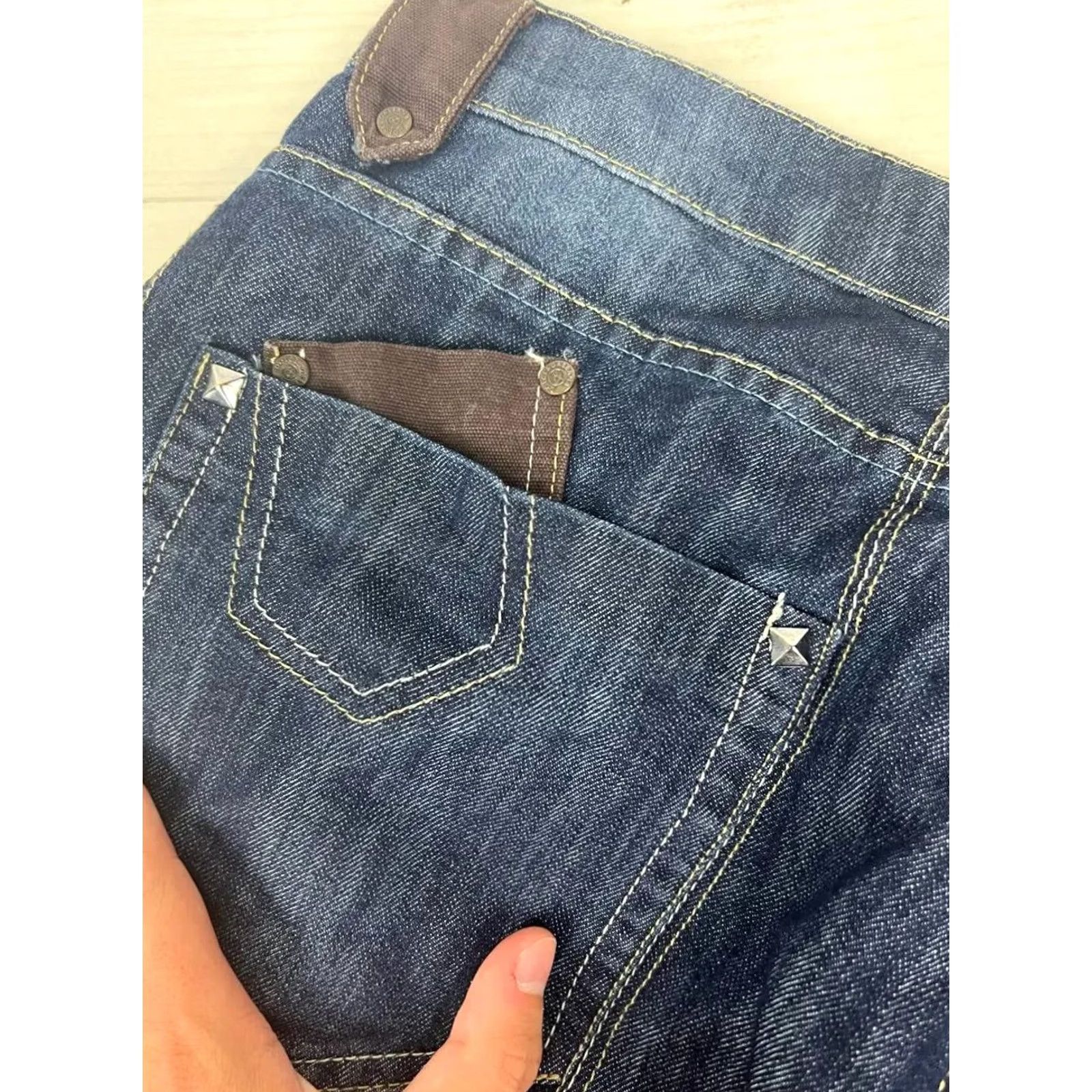 Dolce & Gabbana VINTAGE Dolce&Gabbana Jeans Big Logo Denim DG Y2K 90s Men Size 38 Blue Size US 38 / EU 54 - 7 Thumbnail