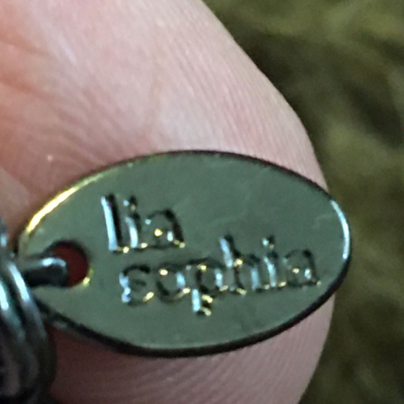 Jewelry Lia Sophia faceted black glass stone necklace Size ONE SIZE - 8 Thumbnail