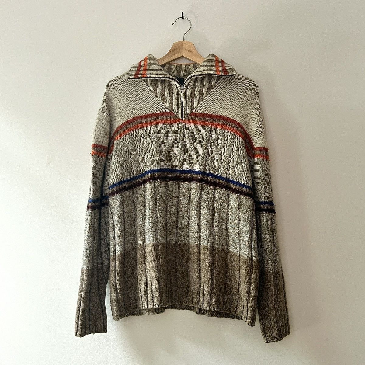 Vintage vintage wool turtle neck ski sweater Size US M / EU 48-50 / 2 - 1 Thumbnail