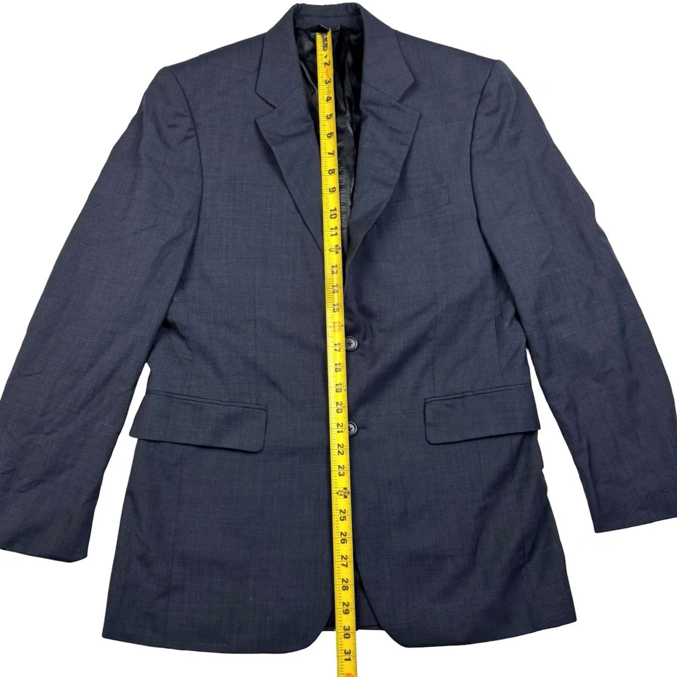 Jos. A. Bank Jos. A. Bank Men's 100% Wool Blazer Blue 38R 2-Button Business Jacket Size 38R - 7 Thumbnail
