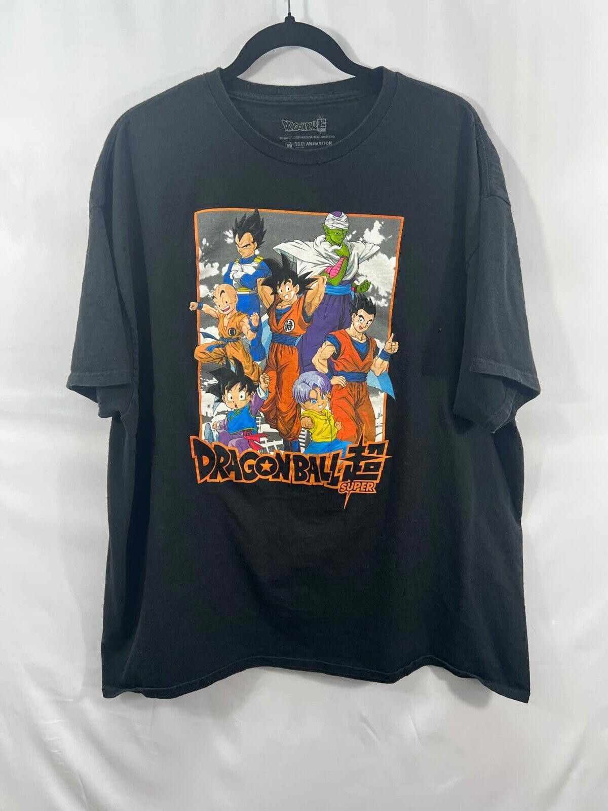 Designer Dragon Ball Z Super Black T-Shirt Men's Size 2X Crunchyroll Size US XXL / EU 58 / 5 - 1 Thumbnail