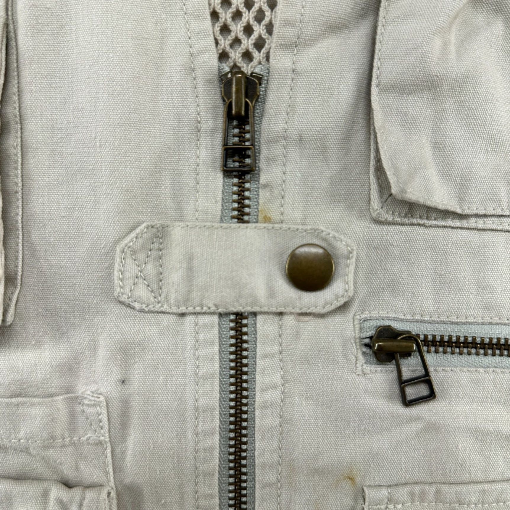 Eddie Bauer VINTAGE Eddie Bauer Vest Mens S Beige Canvas Utility Hunting 90s Outdoors Pockets Full Zip Size US S / EU 44-46 / 1 - 3 Thumbnail