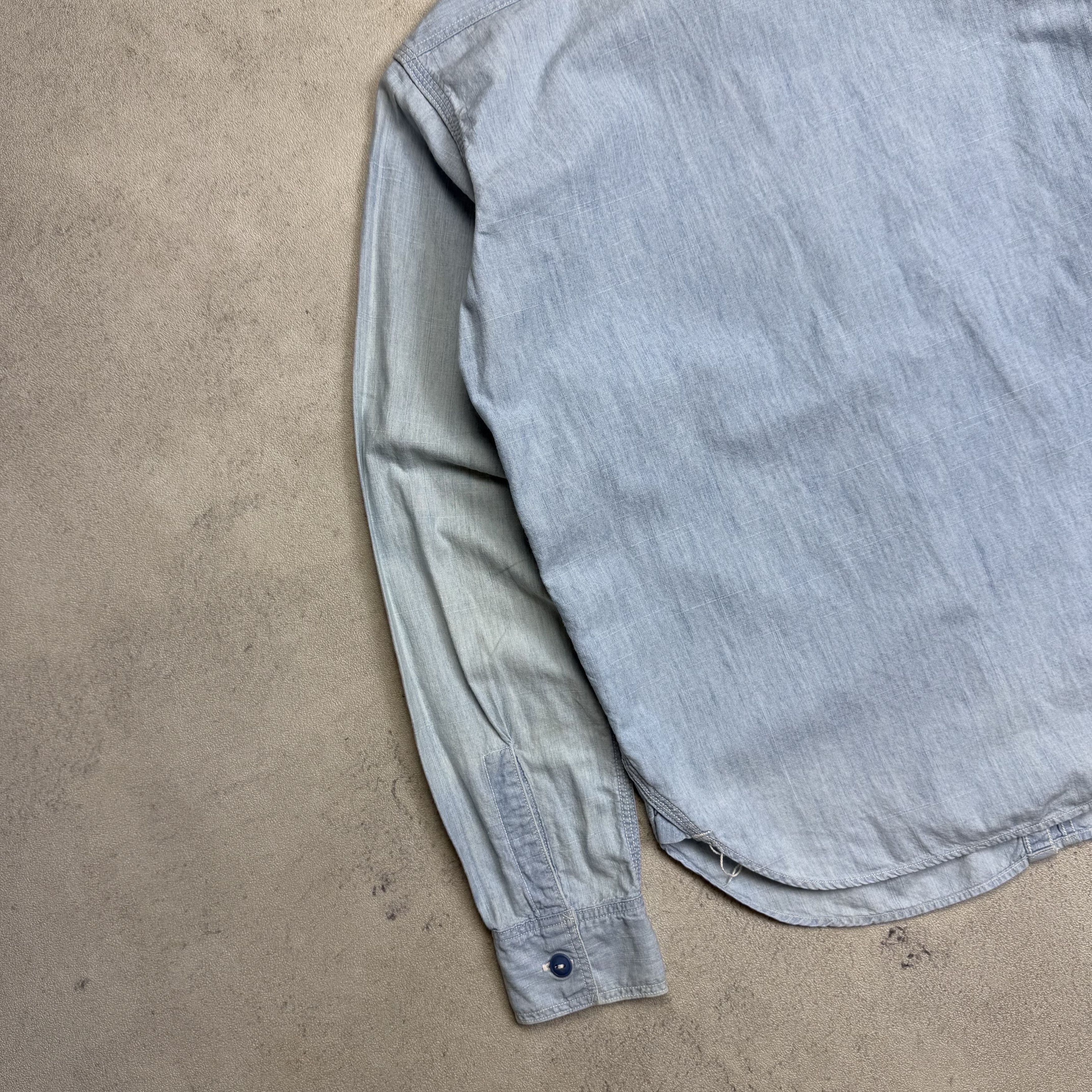 Orslow Orslow Chambray Shirt Size US S / EU 44-46 / 1 - 7 Thumbnail