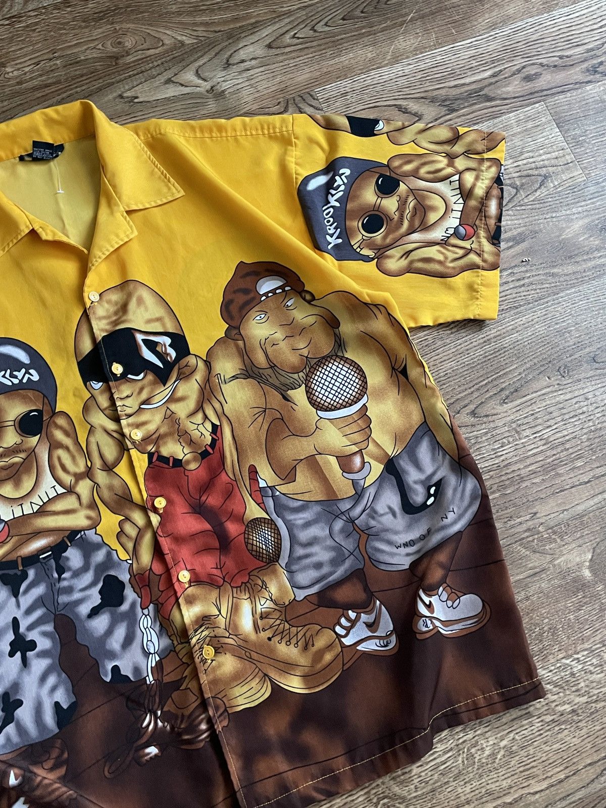 JNCO Vintage Rap shirt Short Sleeve Button Up hip hop 2pac 50cent Size US XXL / EU 58 / 5 - 4 Thumbnail