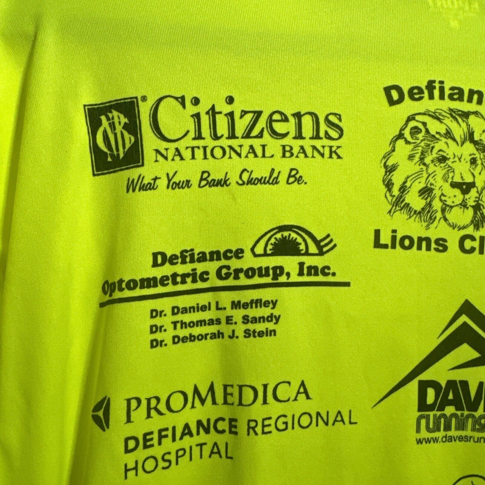 Other Turkey Trot Thanksgiving Parade Tee Shirt Medium Neon Yellow Size US M / EU 48-50 / 2 - 9 Thumbnail