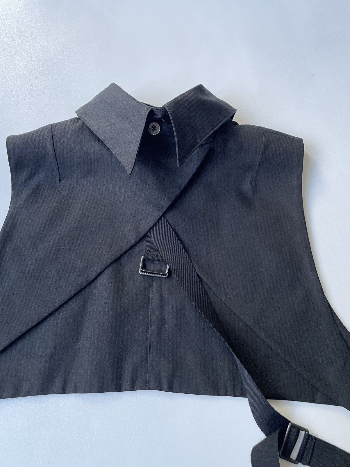 Ann Demeulemeester Bondage Strap Bib Shirt Size M / US 6-8 / IT 42-44 - 13 Thumbnail