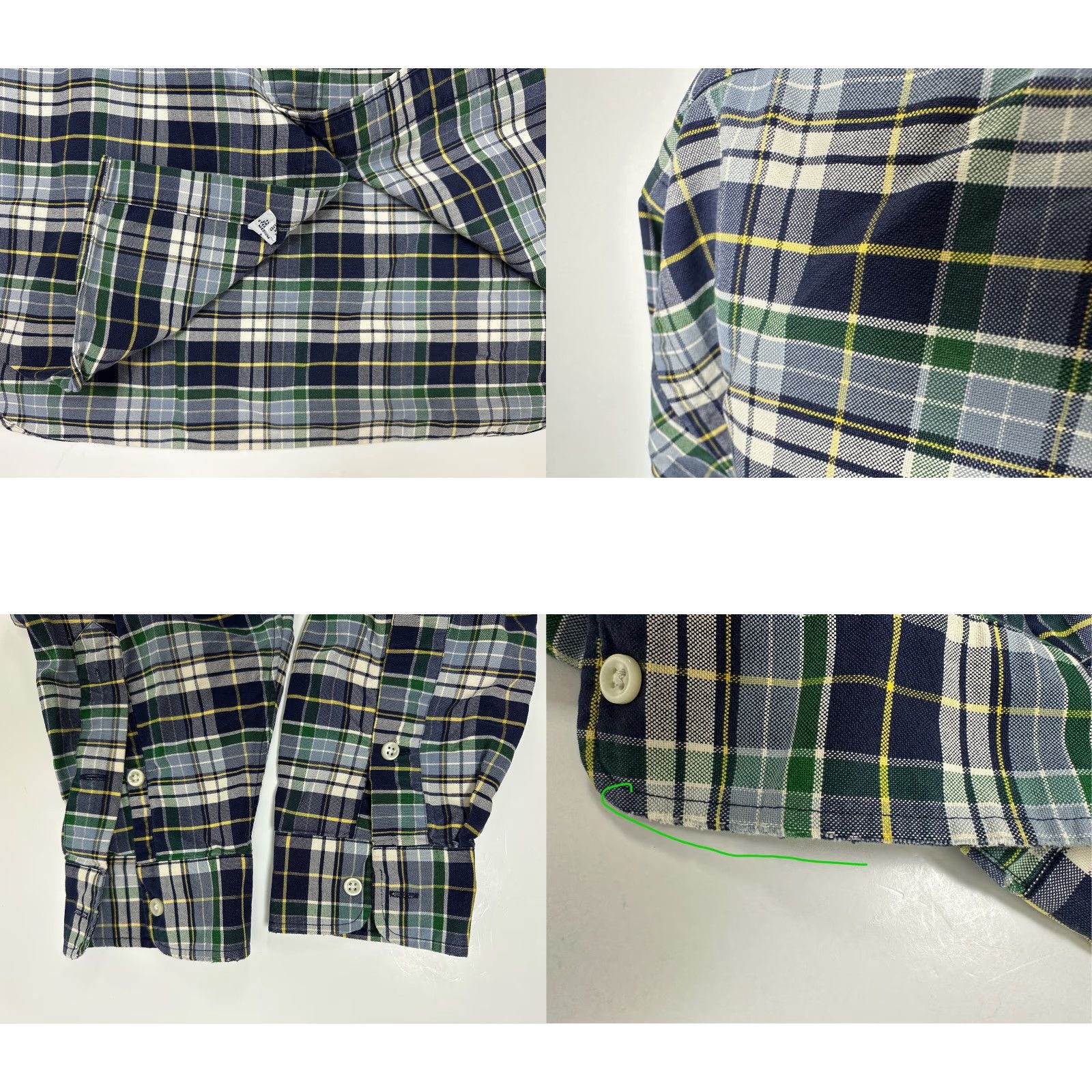 Ralph Lauren VINTAGE Ralph Lauren Shirt Men Medium BIG Oxford Oversized Plaid Button Down 90s Casual Business Size US M / EU 48-50 / 2 - 9 Thumbnail