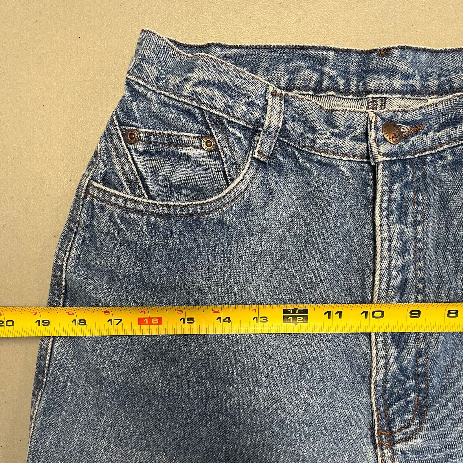 Vintage Vintage Rocky Mountain Jeans Womens 31/11 (26x35) Rockies Size 26" / US 2 / IT 38 - 13 Thumbnail