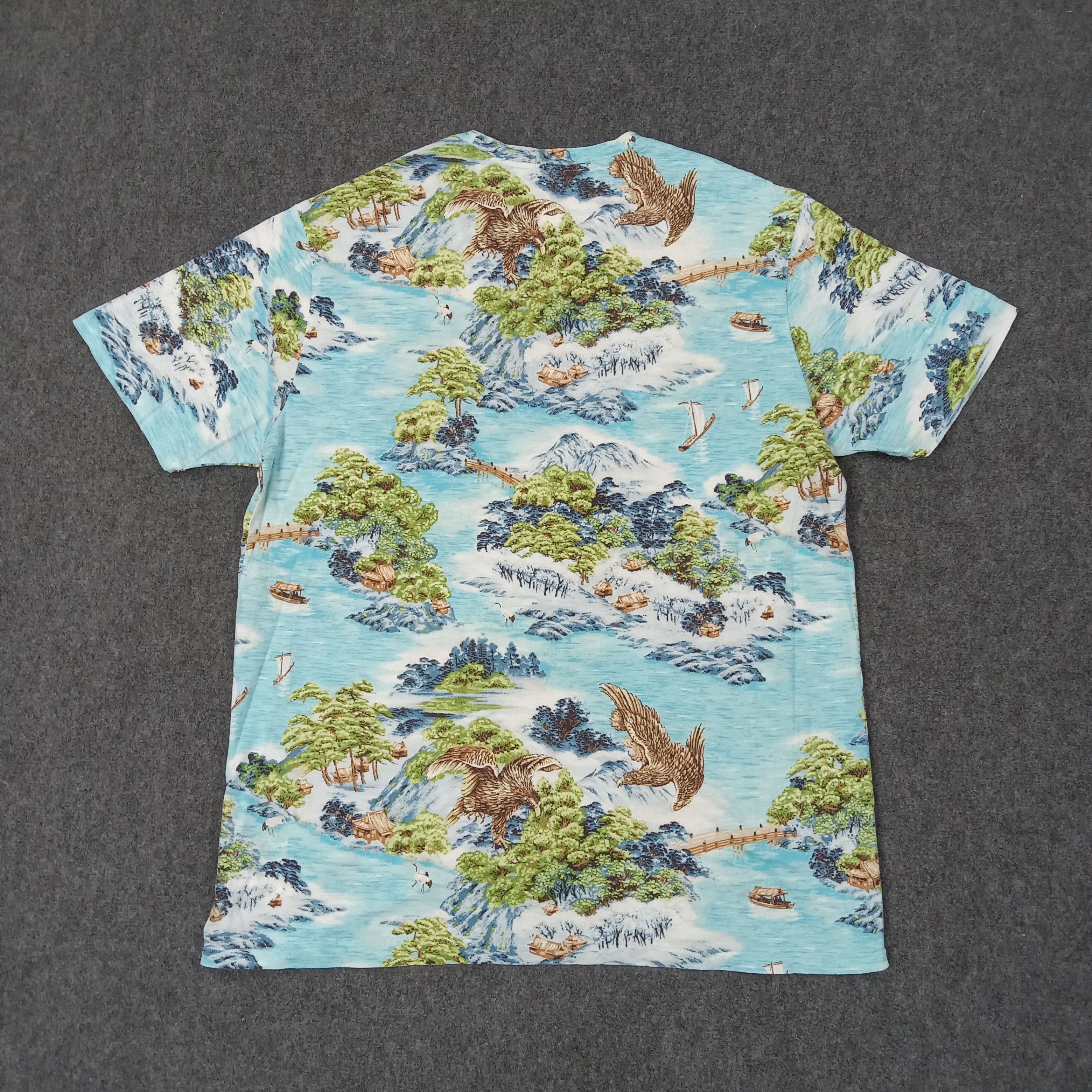 Polo Ralph Lauren Polo by Ralph Lauren Luxury Brand Full Print Tshirt C249N31 Size US XXL / EU 58 / 5 - 7 Thumbnail