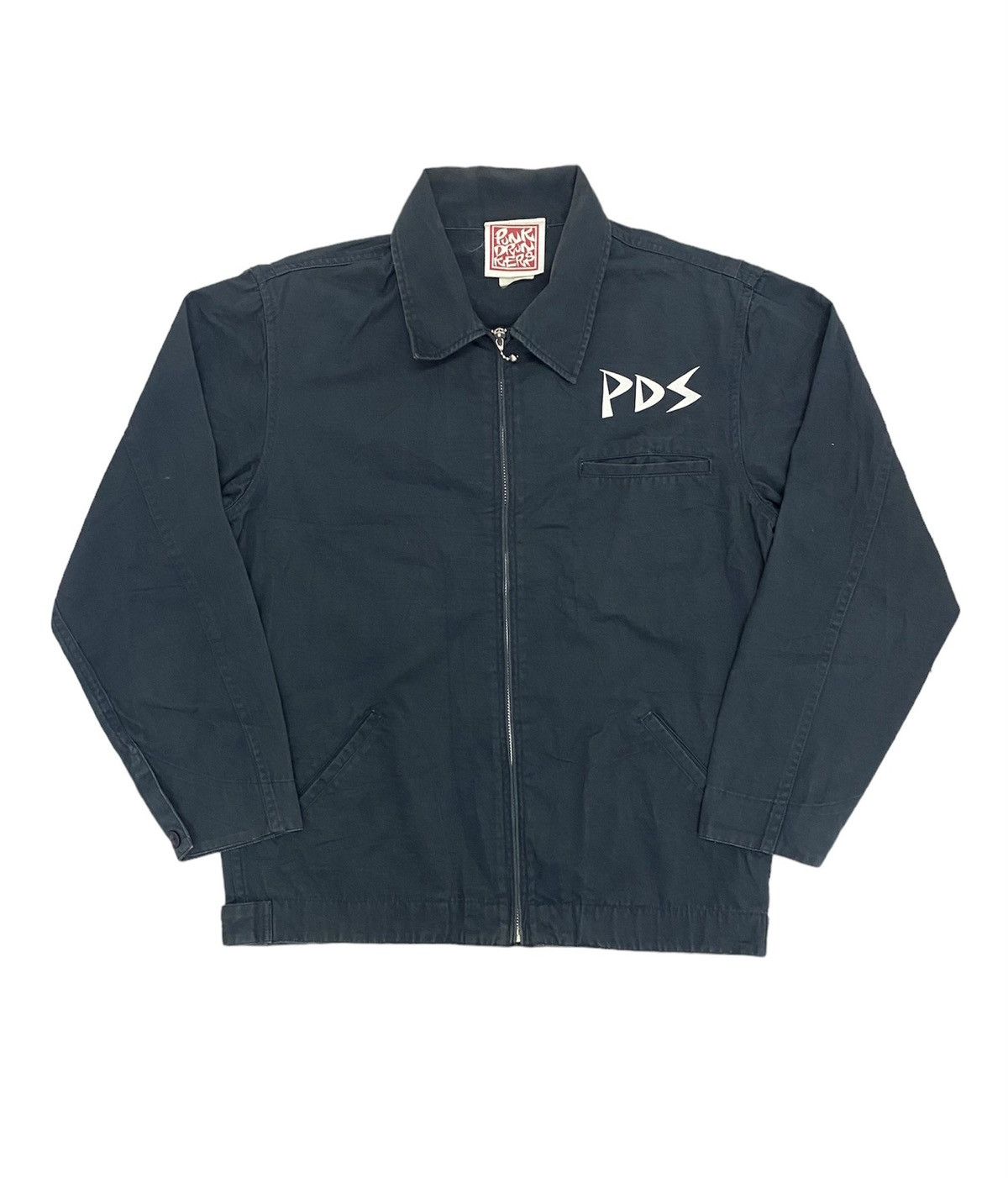 Japanese Brand Punk Drunkers PDS Zipper Work Jacket 🇯🇵 Size US S / EU 44-46 / 1 - 3 Thumbnail