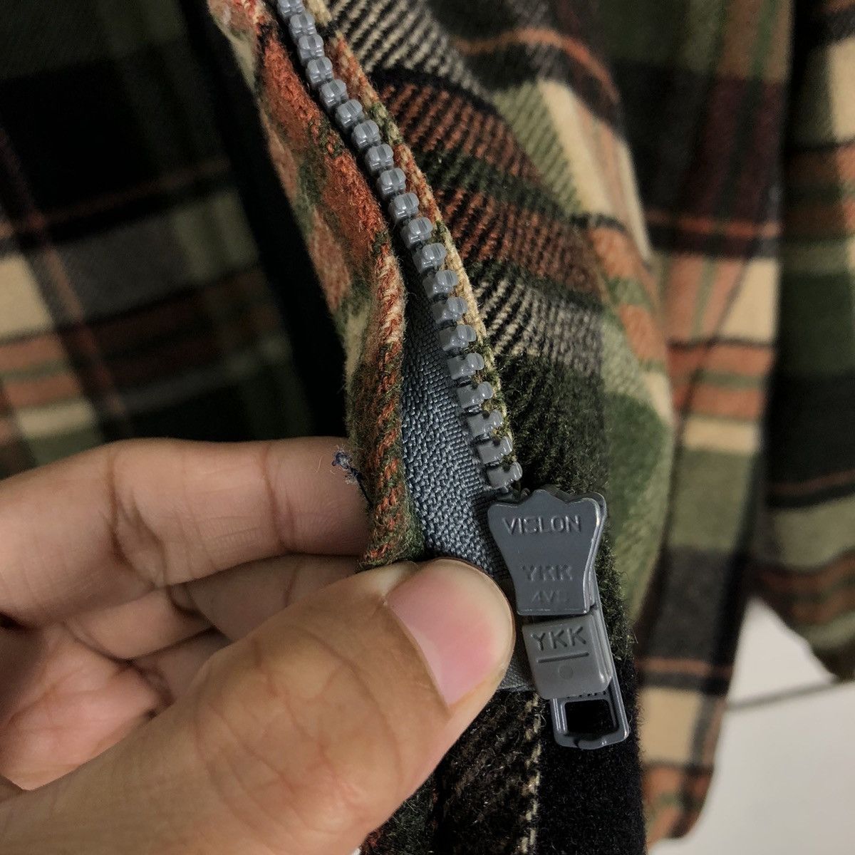 Beauty Beast 🔥90’s Vtg Flannel Wool Jacket Tartan Design Issey Miyake Size US L / EU 52-54 / 3 - 15 Thumbnail