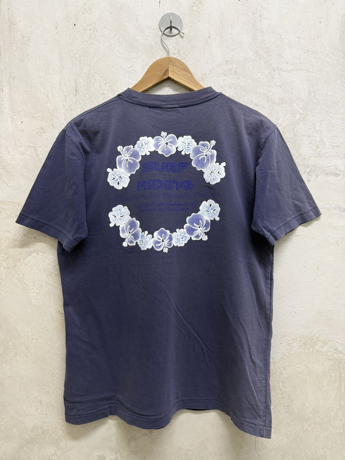 Vintage Thrashed Faded Thirdwave Surf Riding Hawaii Tees Size US M / EU 48-50 / 2 - 1 Thumbnail