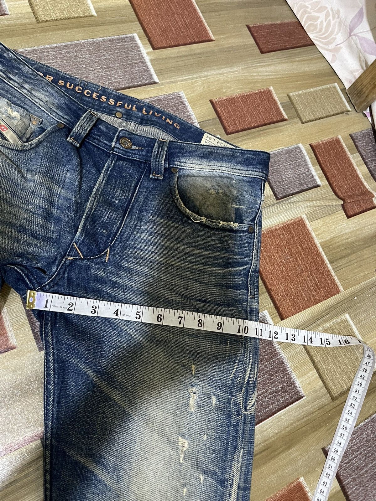 Diesel Offernow🔥Diesel design distressed jeans Size US 30 / EU 46 - 16 Thumbnail