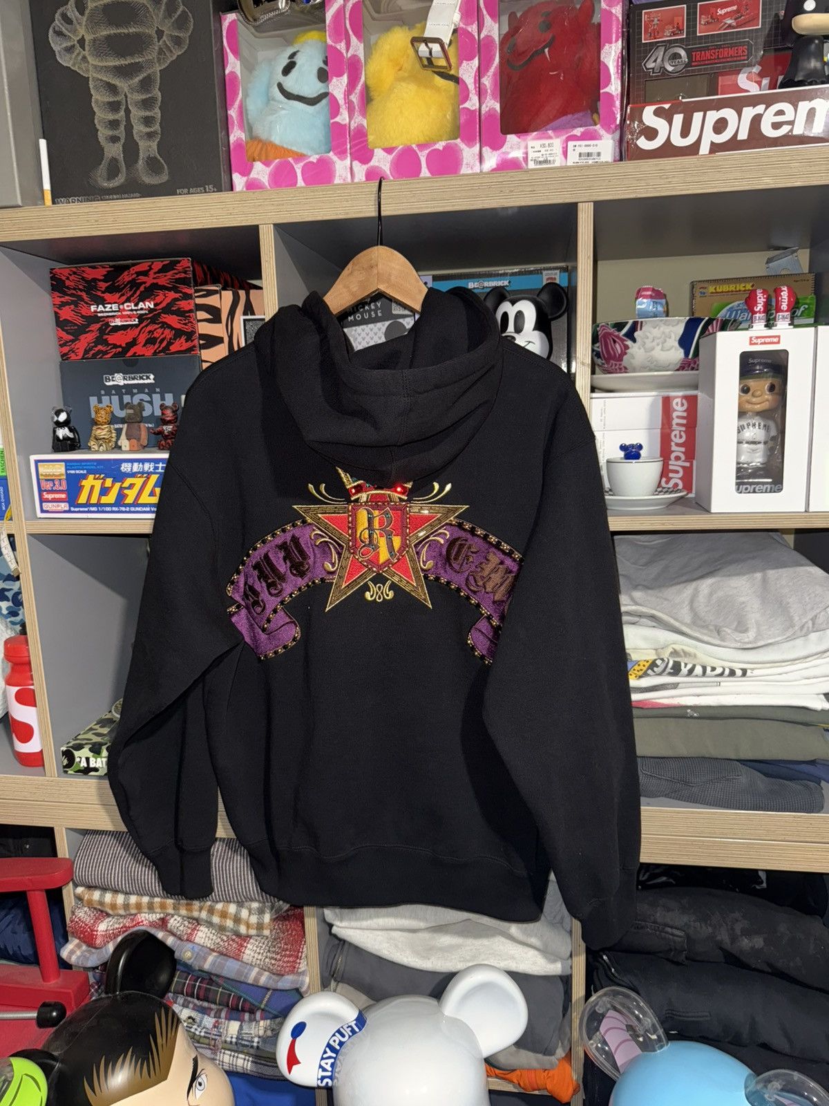 Supreme Supreme Black Crest Zip-Up Hoodie SS25 Size US S / EU 44-46 / 1 - 3 Thumbnail