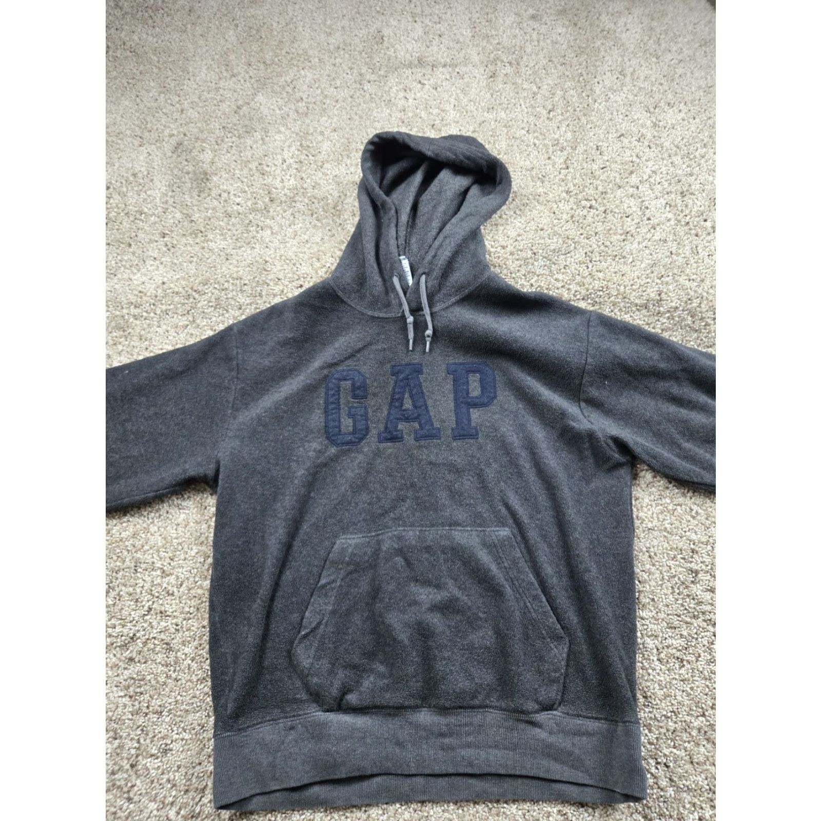 Gap VINTAGE Gap Sweatshirt Mens Small Gray Fleece Crew Neck Pullover 90s Style Long Sleeve Shirt Size S Size US S / EU 44-46 / 1 - 3 Thumbnail