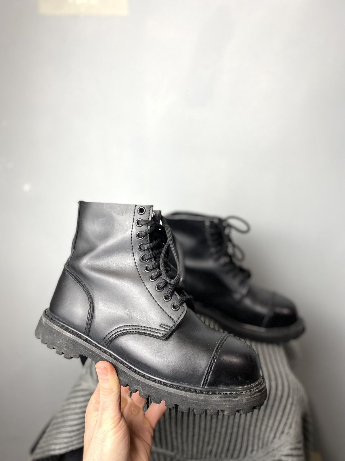Band Tees Rare Vintage Phantom Hardcore Punk Boots Undercover New Rock Size US 6 / EU 39 - 5 Thumbnail