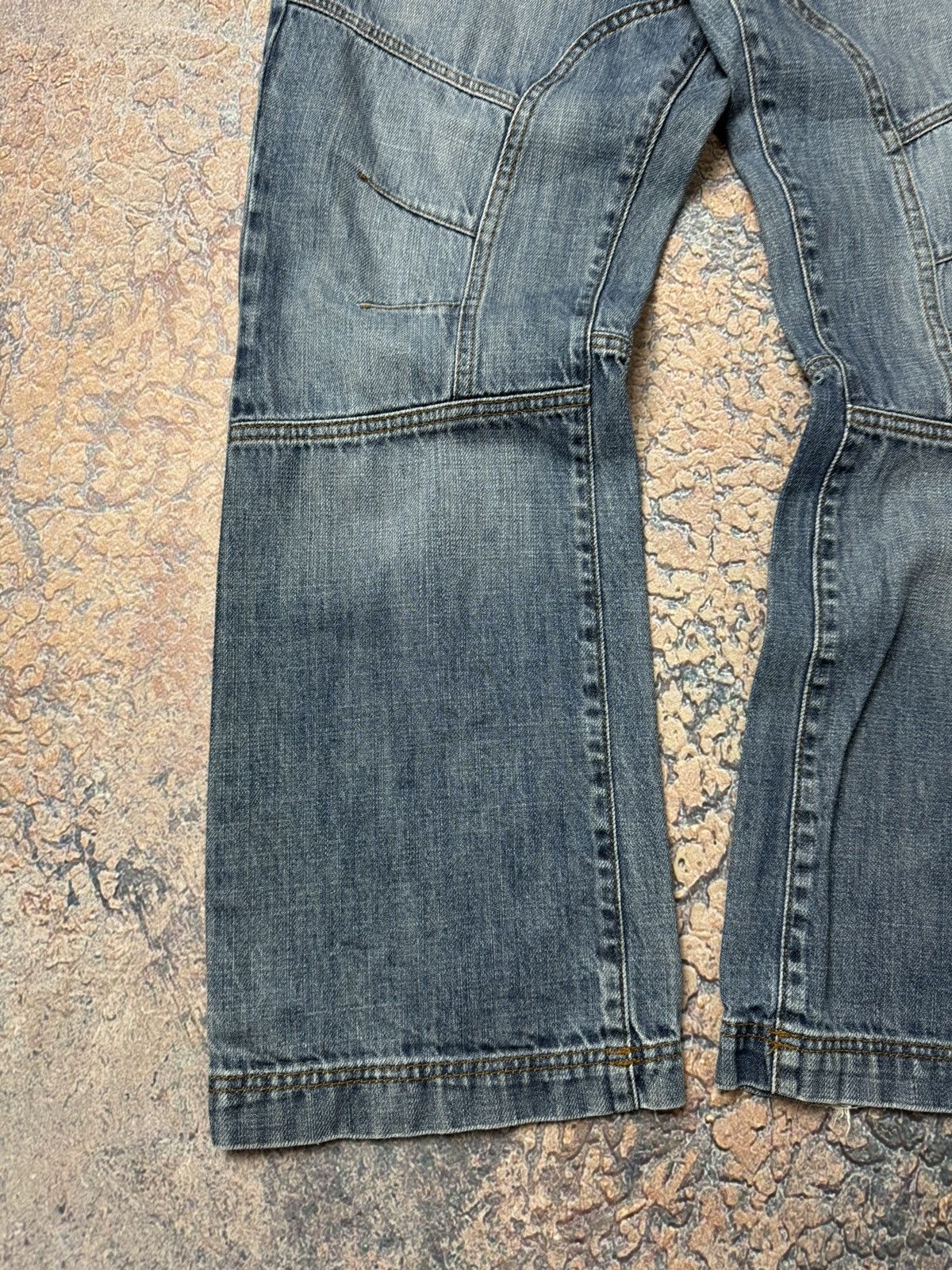 Jean 90s Henleys Jeanswear VIntage Deep Blue Y2K Denim Jeans Size US 34 / EU 50 - 4 Thumbnail