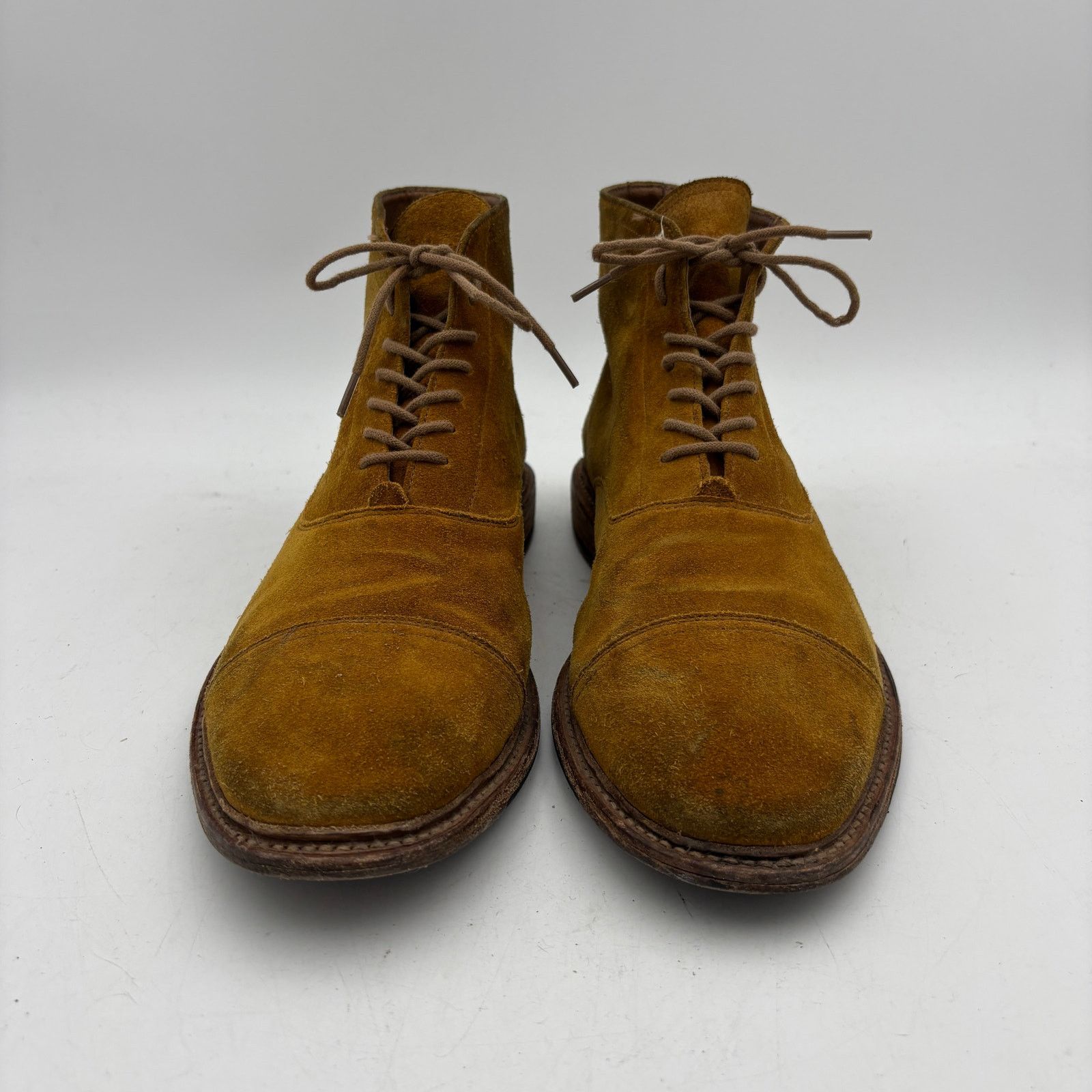 Frye Frye Paul Lace Up Suede Chukka Cap Toe Boots Men's 12 D Size US 12 / EU 45 - 2 Thumbnail