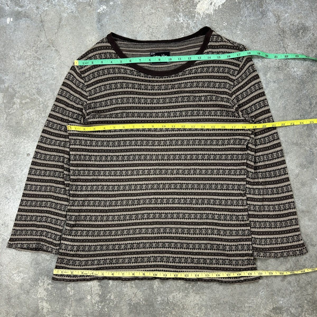Japanese Brand × Number (N)ine 1990s Number (N)ine - Brown Top Size US M / EU 48-50 / 2 - 5 Thumbnail