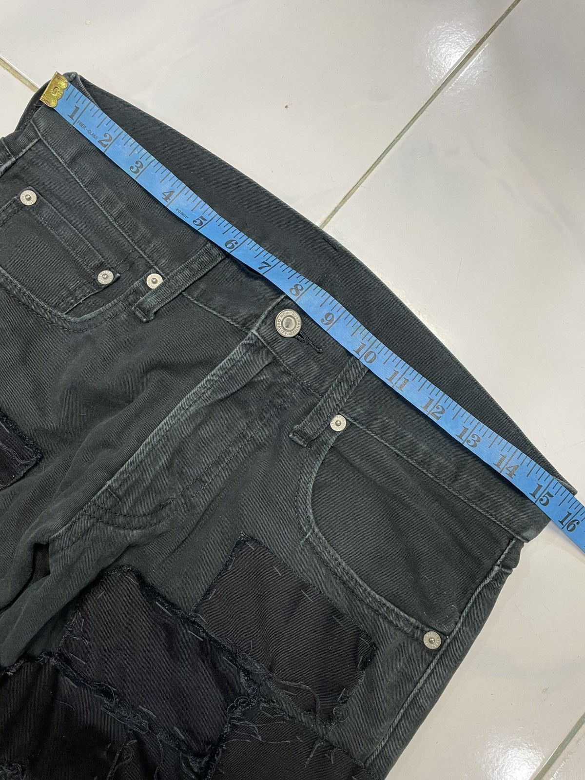 Japanese Brand Japanese Brand Patchwork Seditionaries Punk Jeans Size US 31 - 7 Thumbnail