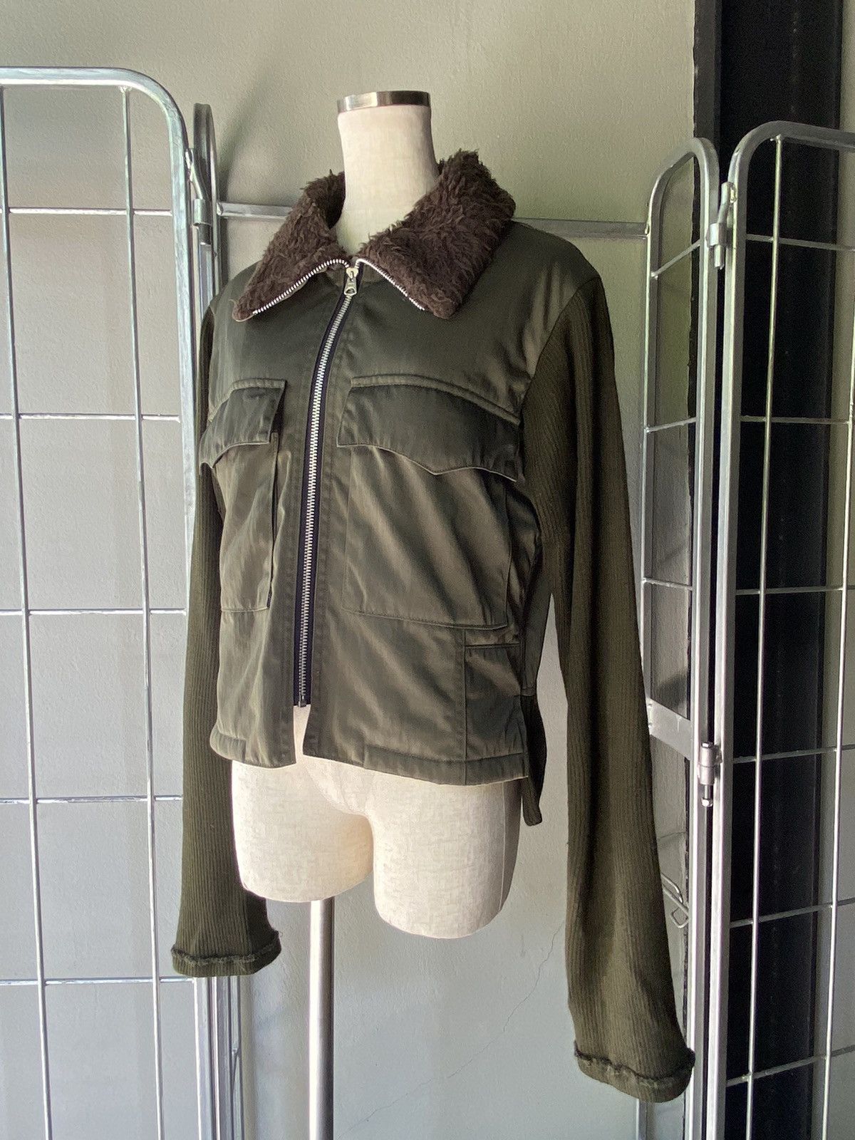 Japanese Brand SCHEME WARRIORS Jacket with Shearling Collar Size S / US 4 / IT 40 - 1 Thumbnail