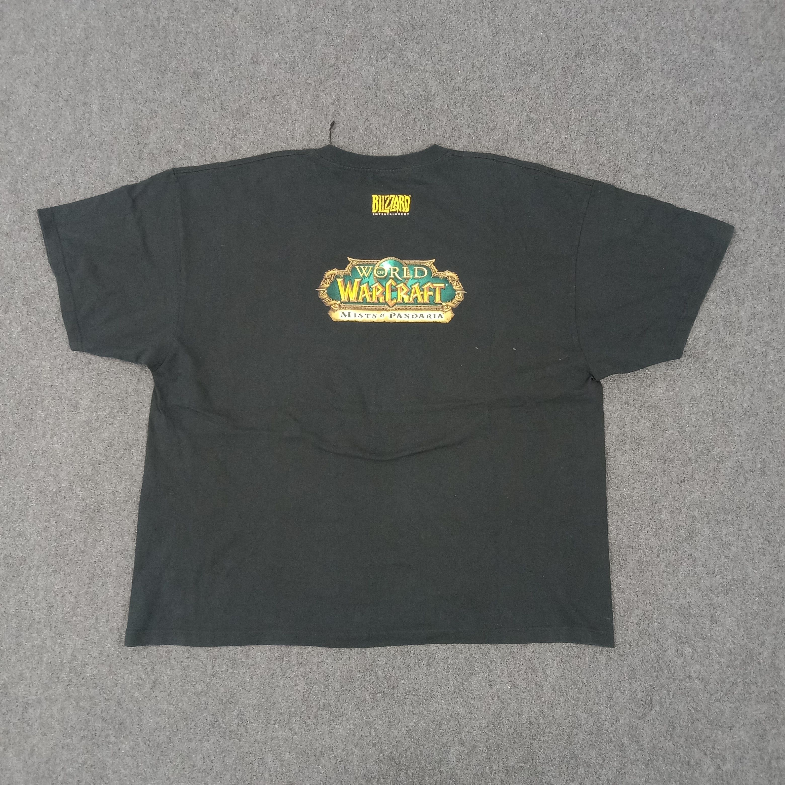 Playstation × The Game × Vintage Blizzard World of WarCraft Mists Of Pandaria Big Size Tshirt Size US XXL / EU 58 / 5 - 4 Thumbnail