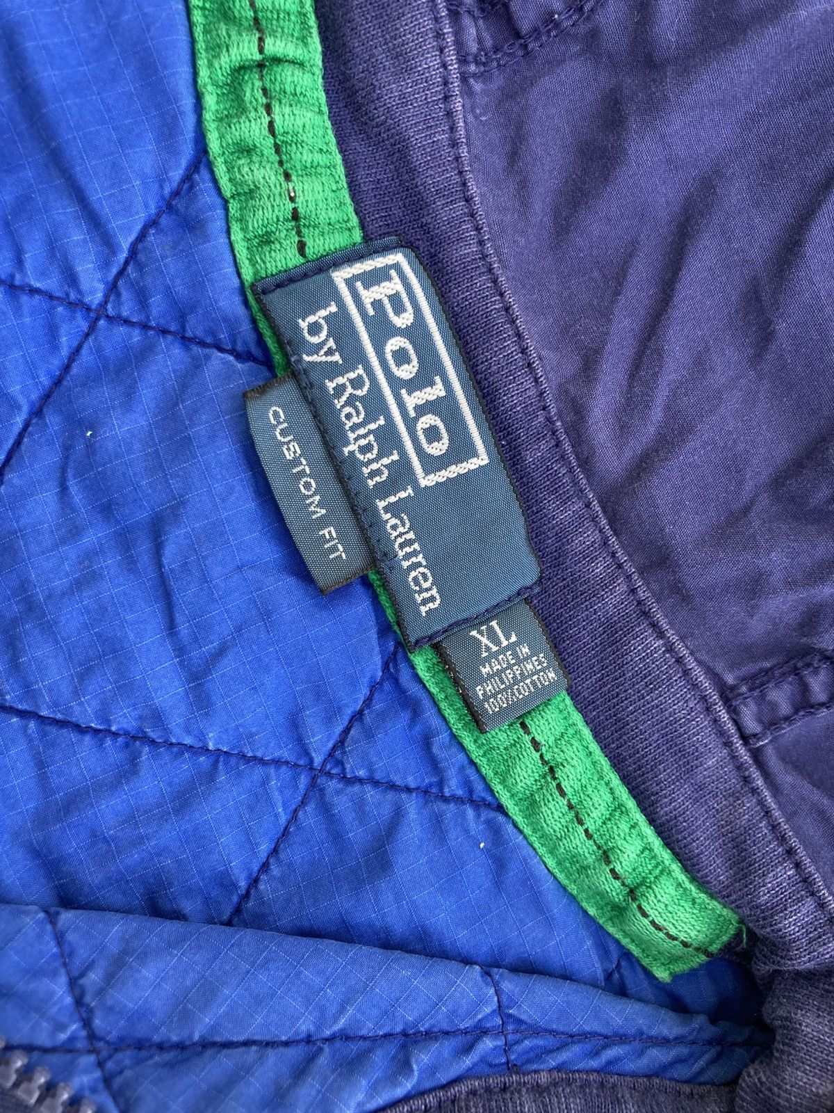 Polo Ralph Lauren 90’S Polo Ralph Lauren Quilted Colorblock Rugby Jacket Size US XL / EU 56 / 4 - 7 Thumbnail
