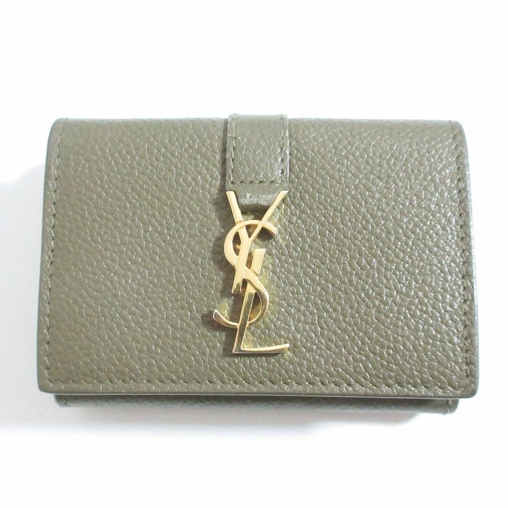 Yves Saint Laurent Yves Saint Laurent Saint Laurent Paris Origami Tiny Wallet Leather Short Wallet DUTY FREE for USA Size ONE SIZE - 1 Thumbnail