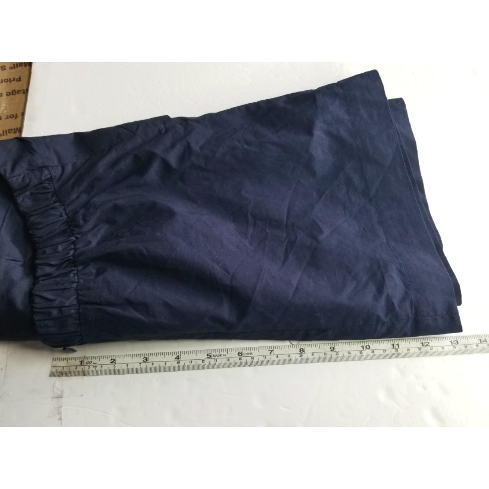 J.Crew J.CREW Womens Tub e Top Navy Blue Paper Rear Zipper Cotton Size 2 Size XS / US 0-2 / IT 36-38 - 4 Thumbnail