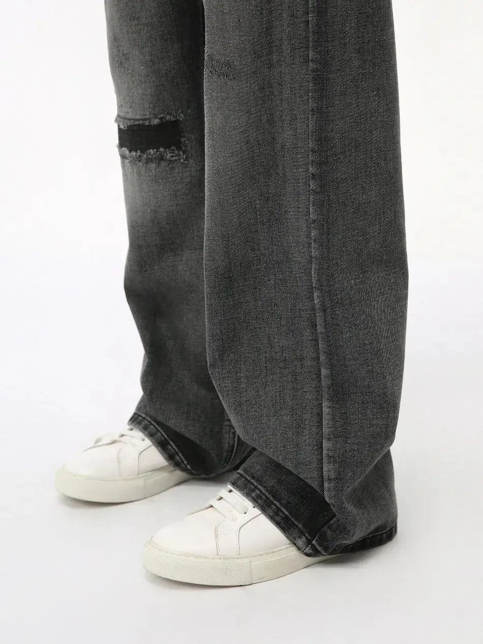 Japanese Brand Retro loose high street ripped jeans Size US 32 / EU 48 - 4 Thumbnail