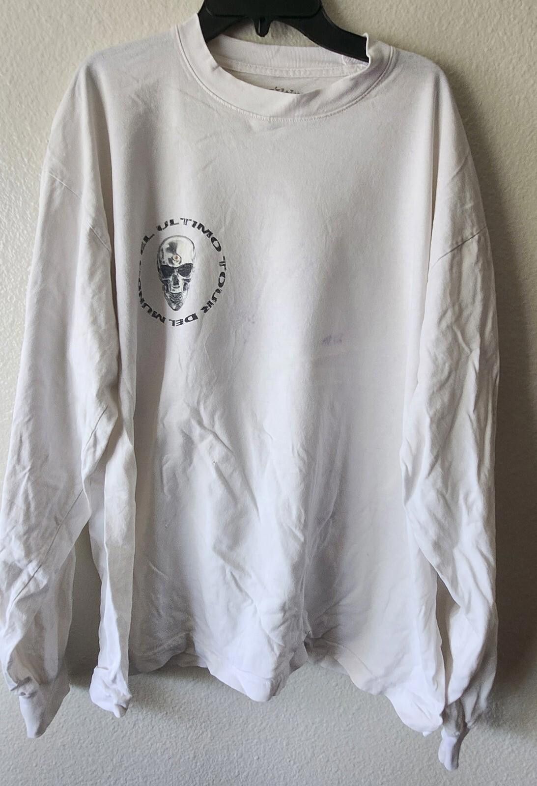 Designer Bad Bunny Mens L Black El Ultimo Tour Del Mundo Concert Tee Size US L / EU 52-54 / 3 - 3 Thumbnail