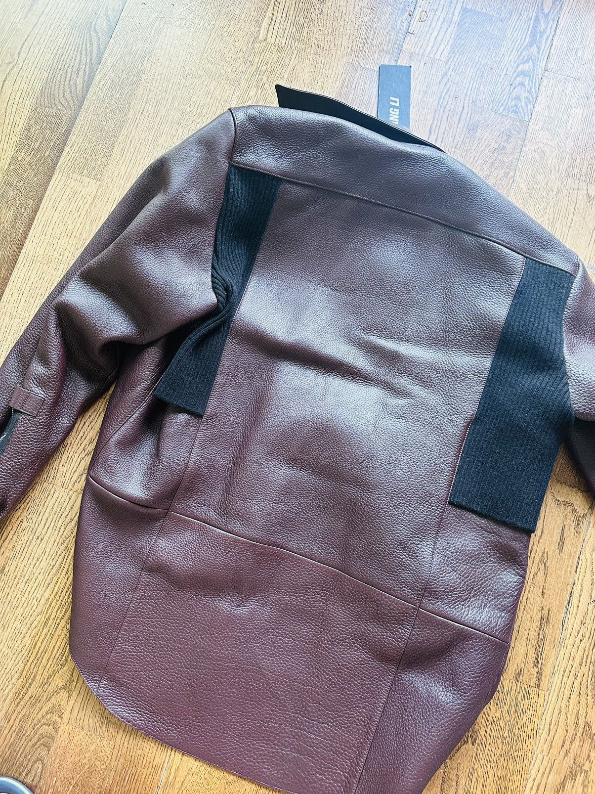 Yang Li Yang li heavy grain leather shirt jacket A/W 2013/14 Size US M / EU 48-50 / 2 - 2 Thumbnail
