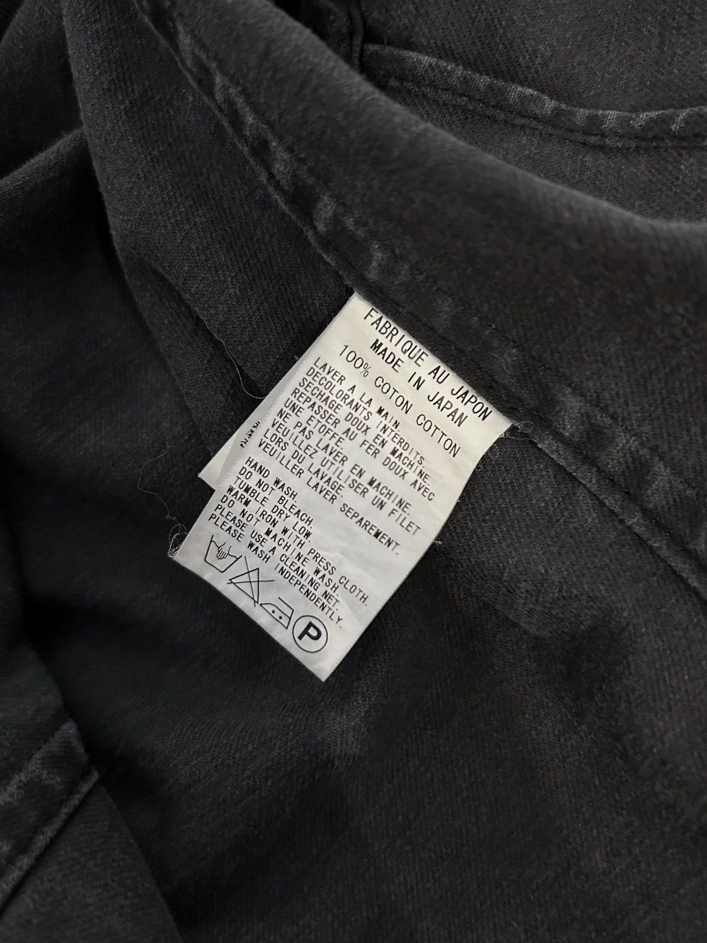 Yohji Yamamoto Yohji Yamamoto Y's Vintage Charcoal Denim Blazer 1 Size US S / EU 44-46 / 1 - 4 Thumbnail