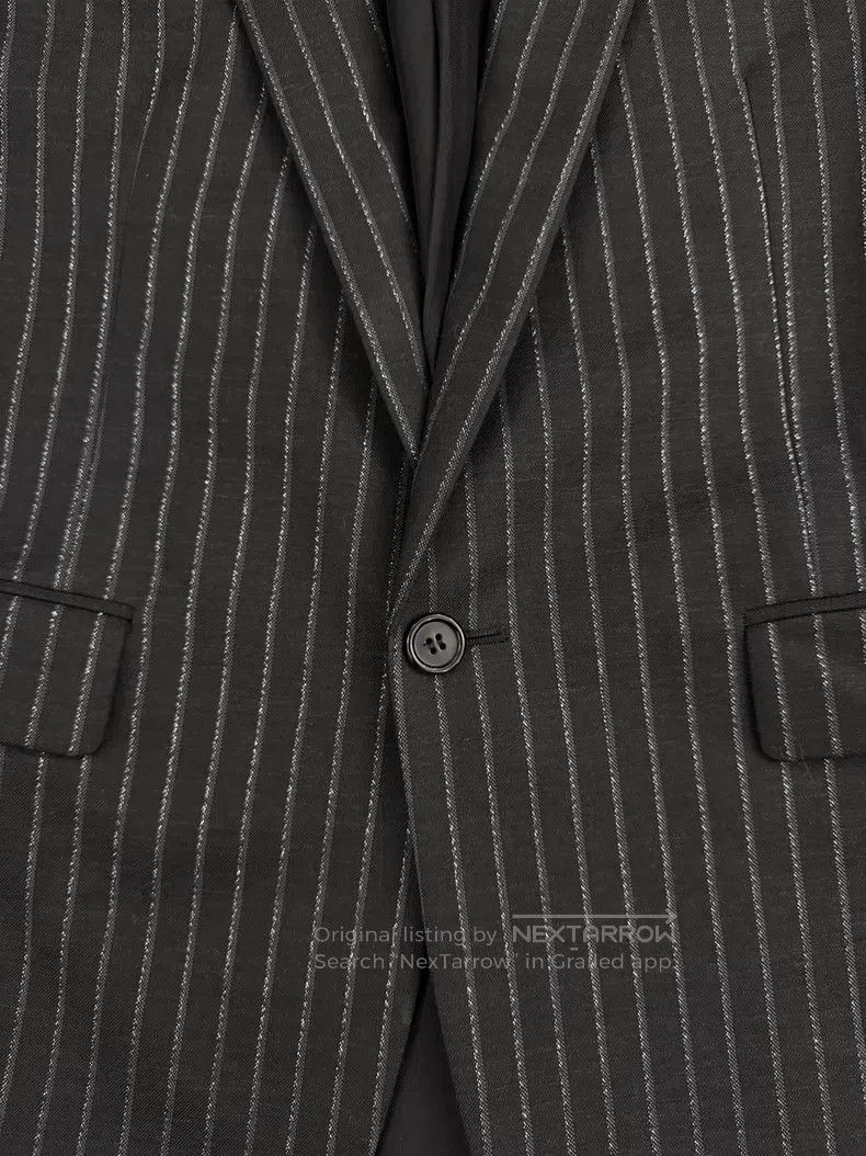 Saint Laurent Paris Saint Laurent Paris Silver Thread Embroidered Suit Size US S / EU 44-46 / 1 - 3 Thumbnail
