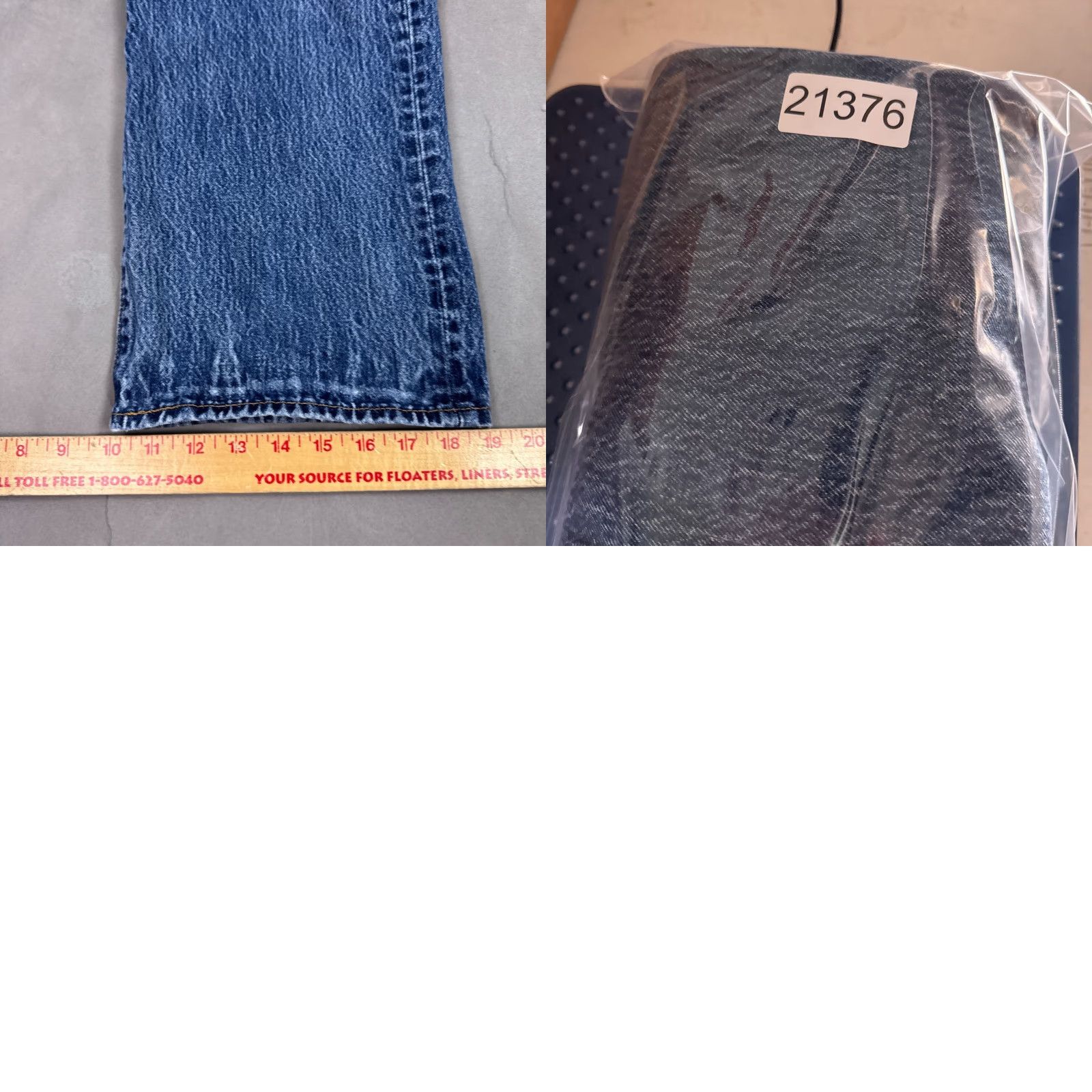 Levi's Levi's 501 Jeans Mens 42x32 Blue Distressed Button Fly Workwear Chore Pants Straight 5-Pocket Denim Regular Size Type: Jeans Size US 42 / EU 58 - 11 Thumbnail