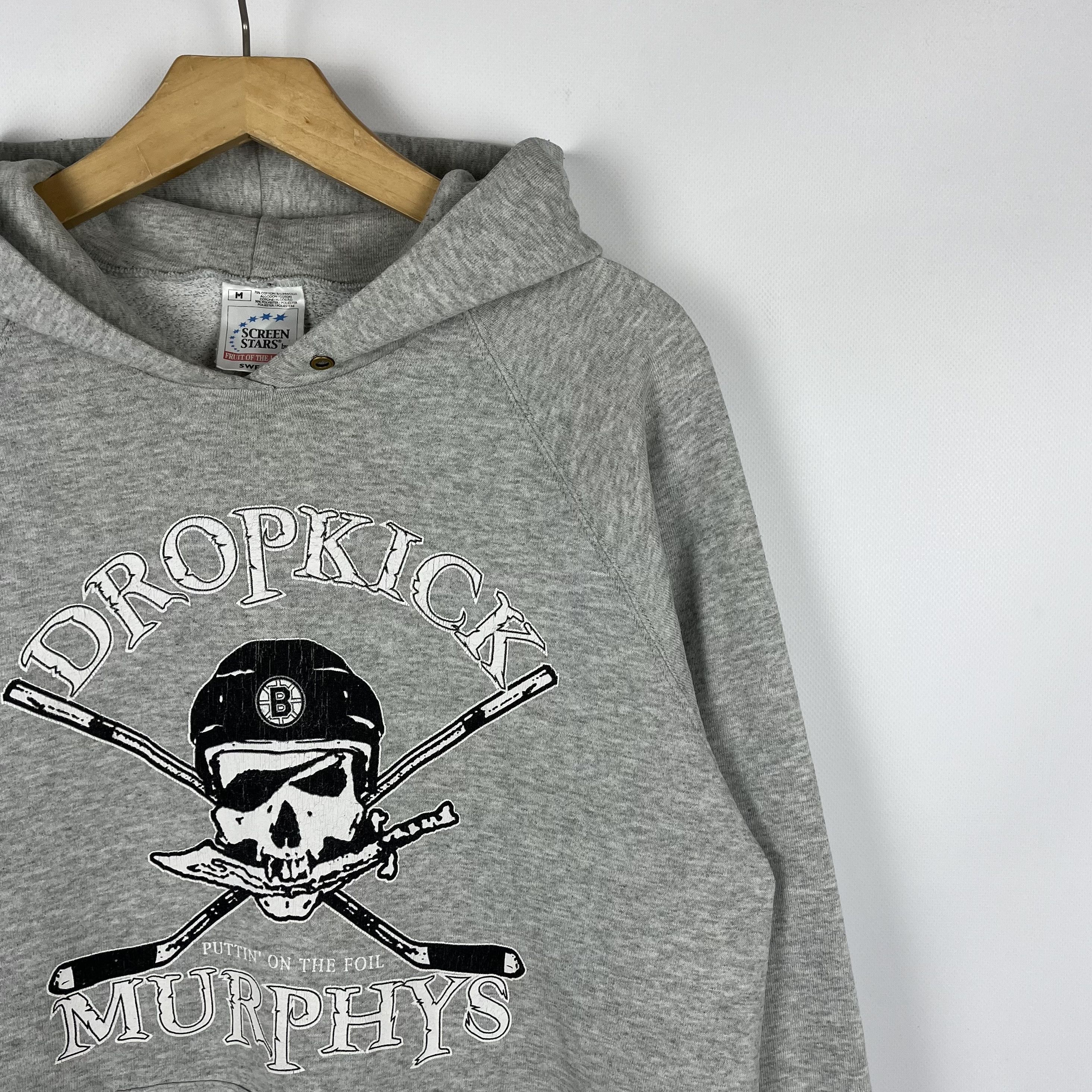 Band Tees Vintage Dropkick Murphys Punk Rock Band Hoodie 90’s Size US M / EU 48-50 / 2 - 2 Thumbnail