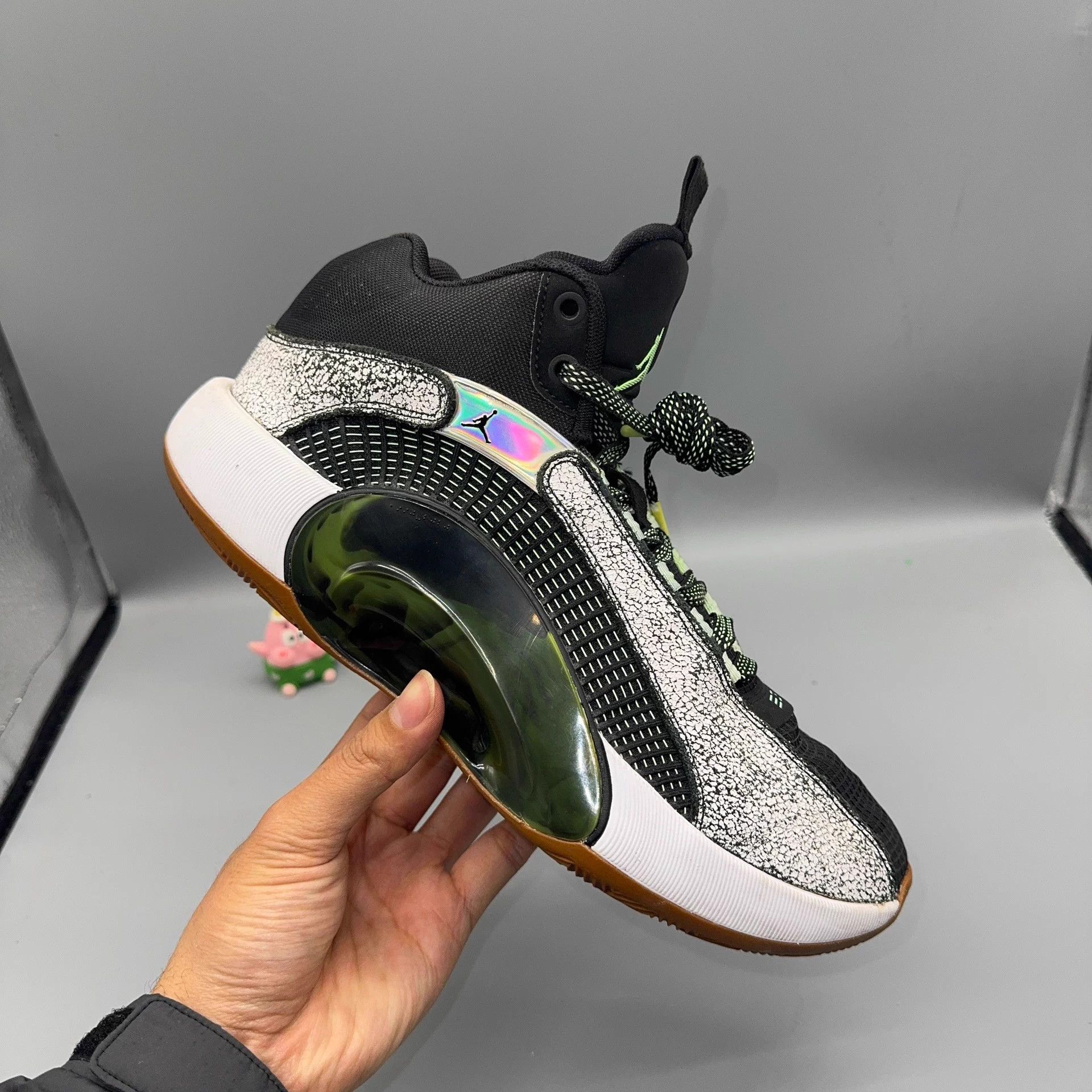 Jordan Brand Jordan AJ35 SP-Z PF Black Silver 43 Near New Size US 10 / EU 43 - 6 Thumbnail