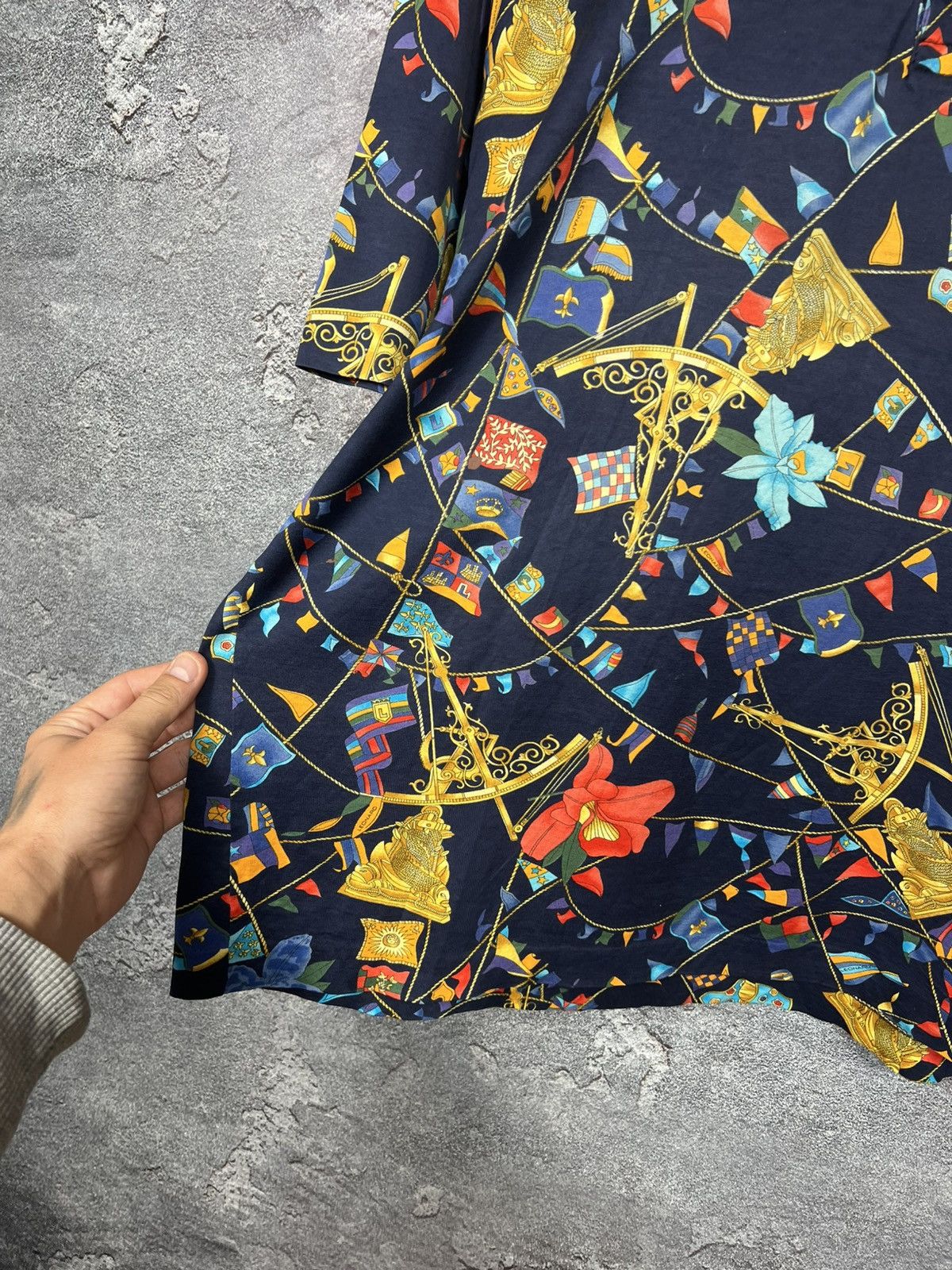 Leonard Paris Vintage Lonard Paris All Over Floral Print Polo Size Xxl Size US XXL / EU 58 / 5 - 4 Thumbnail
