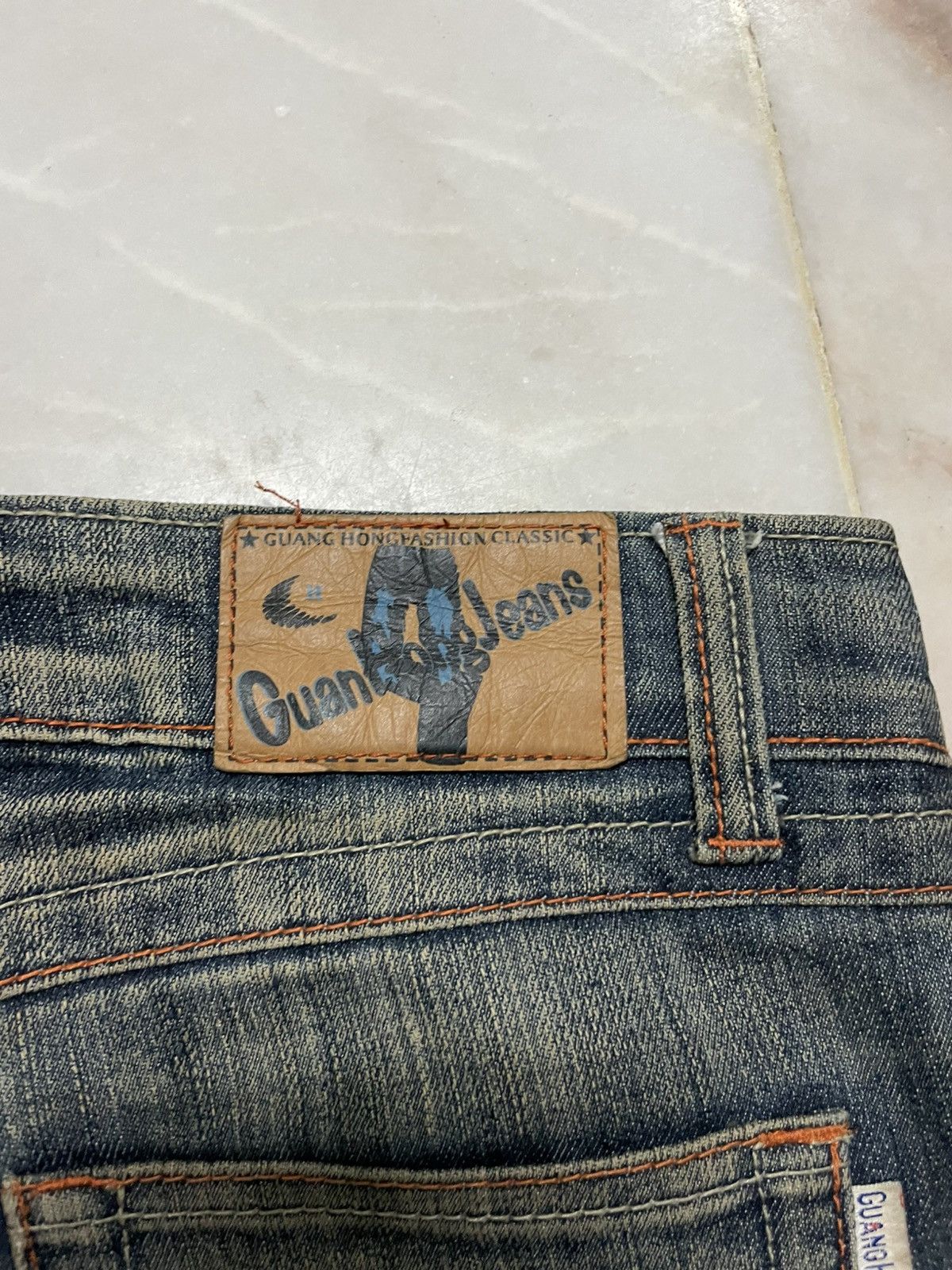 Seditionaries 💥Flared💥🇯🇵 Mudwash Tattoo Dragon Embroidery Bootcut Jean Size 28" / US 6 / IT 42 - 12 Thumbnail
