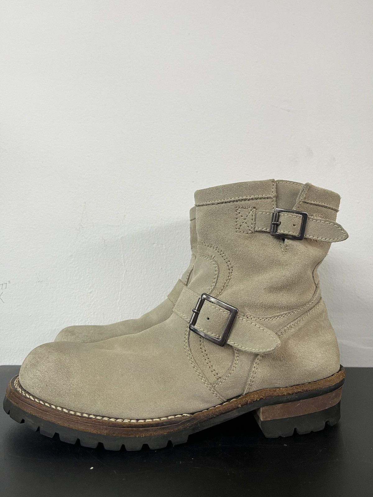 Dirk Bikkembergs Archive Japan Jackrose Suede Leather Engineer Boots Size US 9 / EU 42 - 18 Thumbnail