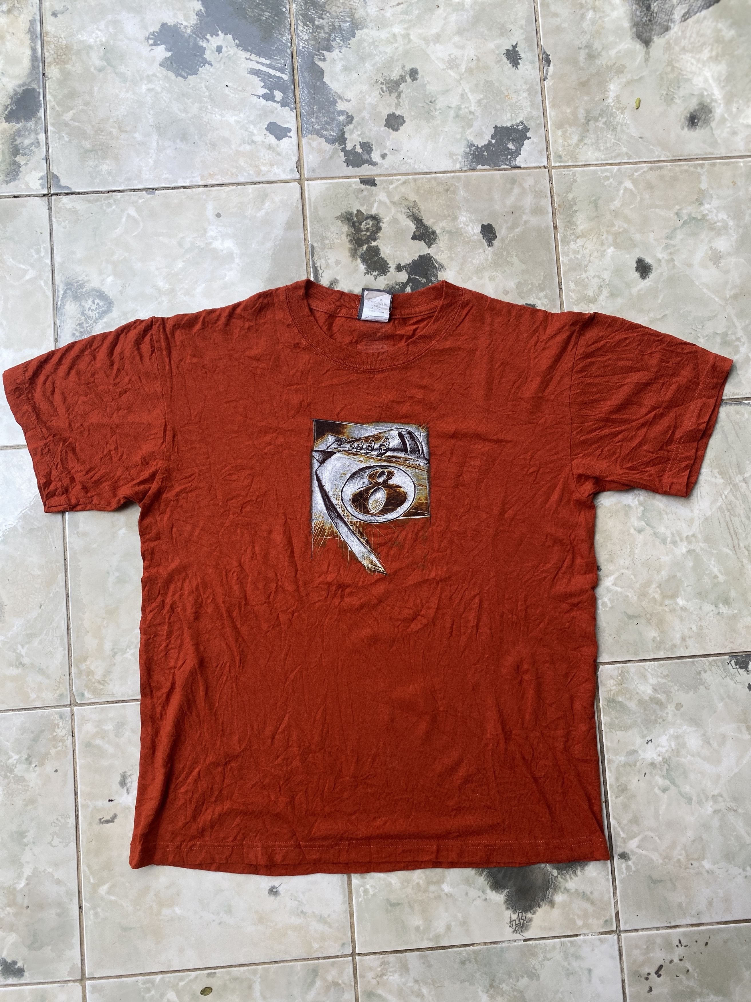 OAKLEY SOFTWARE BOB HEAD STONE tシャツ 赤 Vintage 00's Oakley