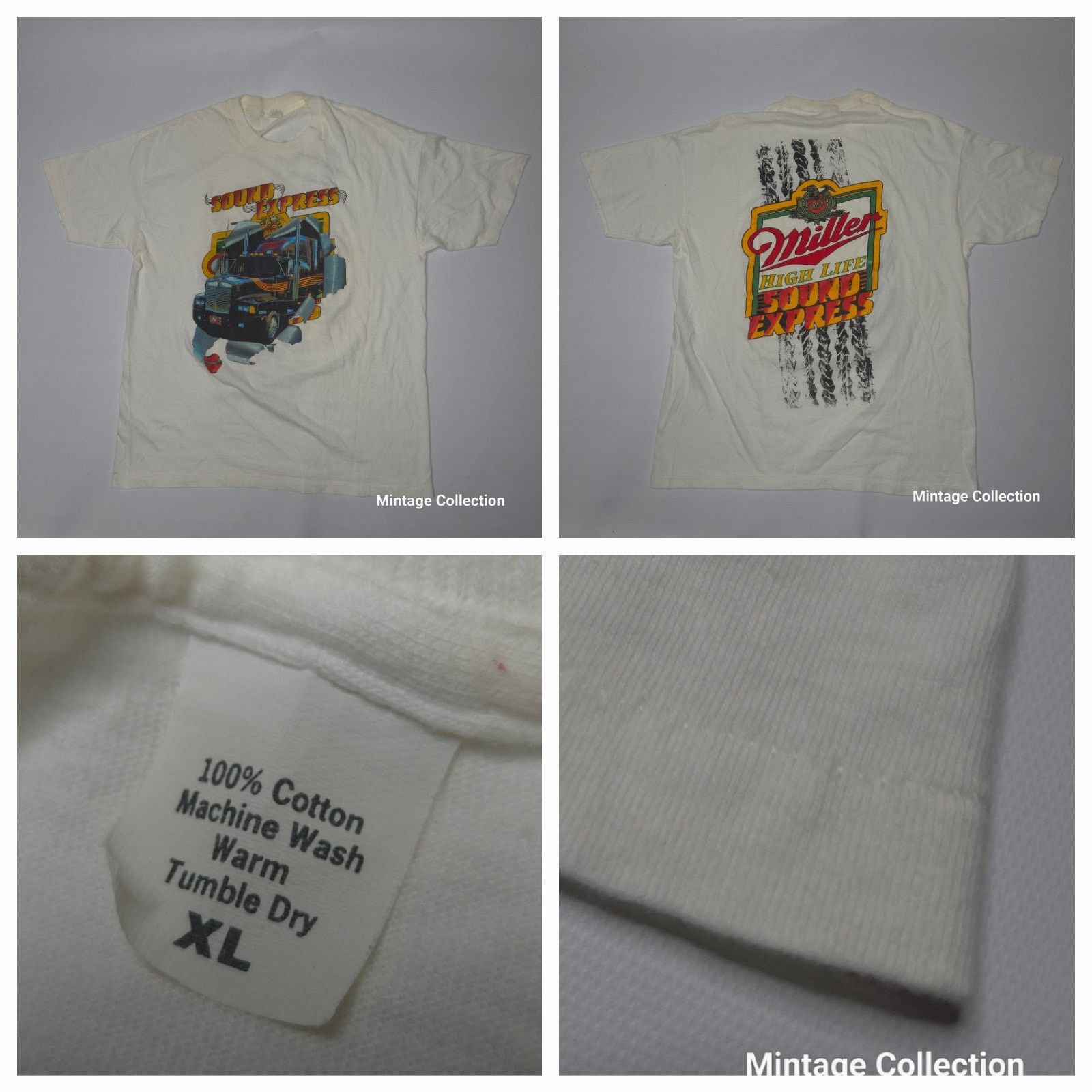 Other VINTAGE MILLER HIGH LIFE BEER SOUND EXPRESS TRUCK SHIRT XL Size US XL / EU 56 / 4 - 1 Thumbnail